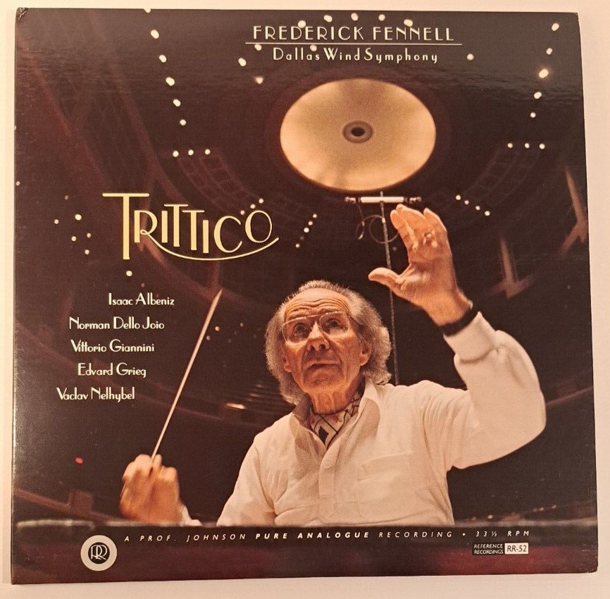 Fennell Dallas Wind Symphony Trittico LP Reference Recordings Classical Music A