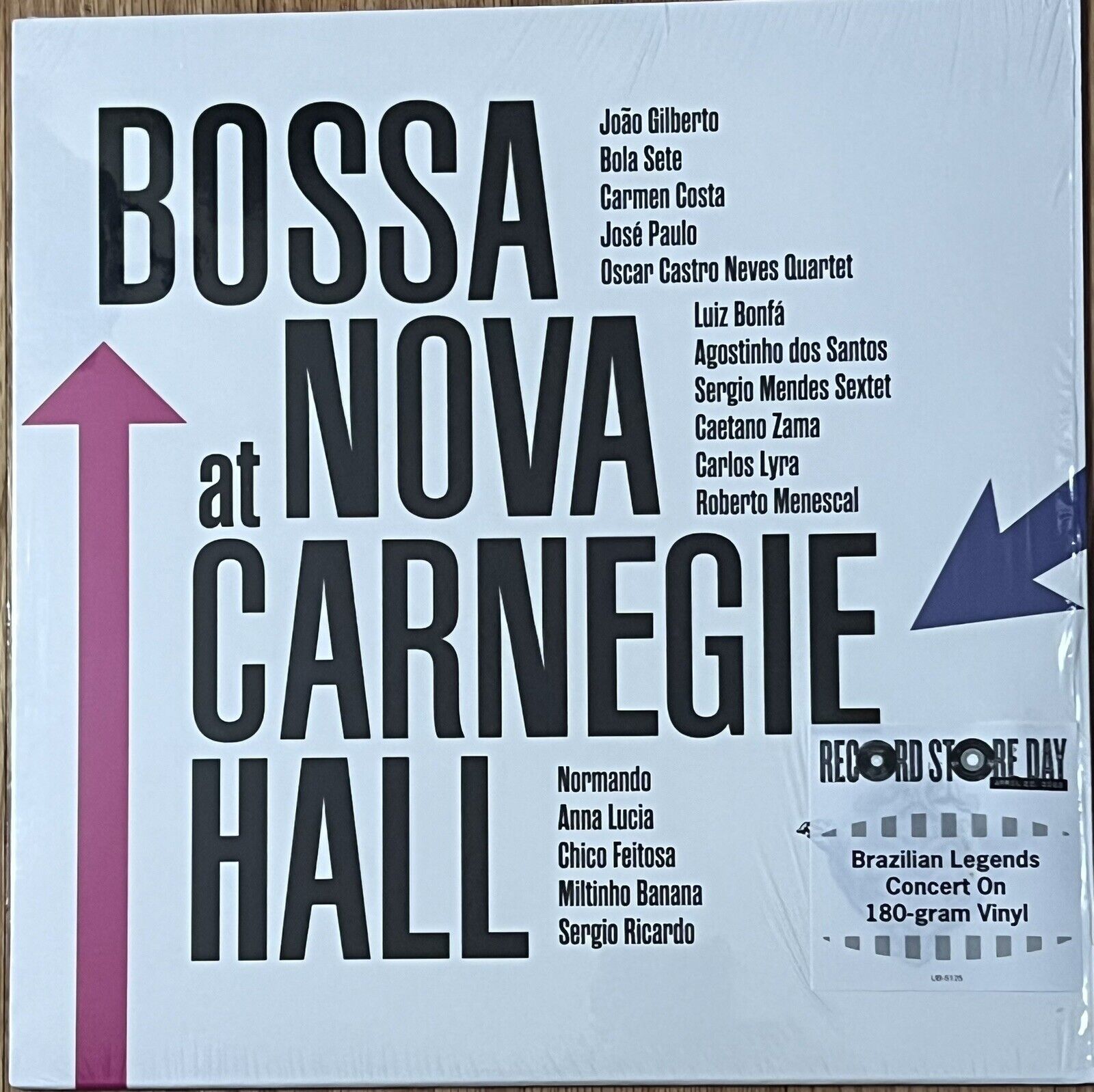 BOSSA NOVA AT CARNEGIE HALL JOAO GILBERTO & Many + Brazilians 2023 RSD 180g NM