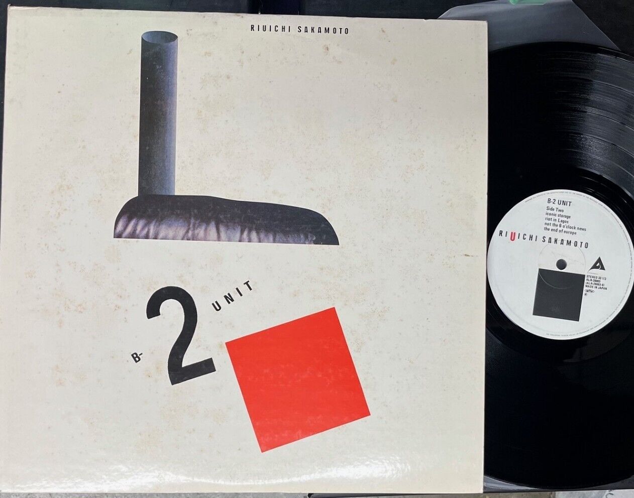 RYUICHI SAKAMOTO - B-2 UNIT - JAPAN ALFA LP vinyl japanese ymo album synth VG