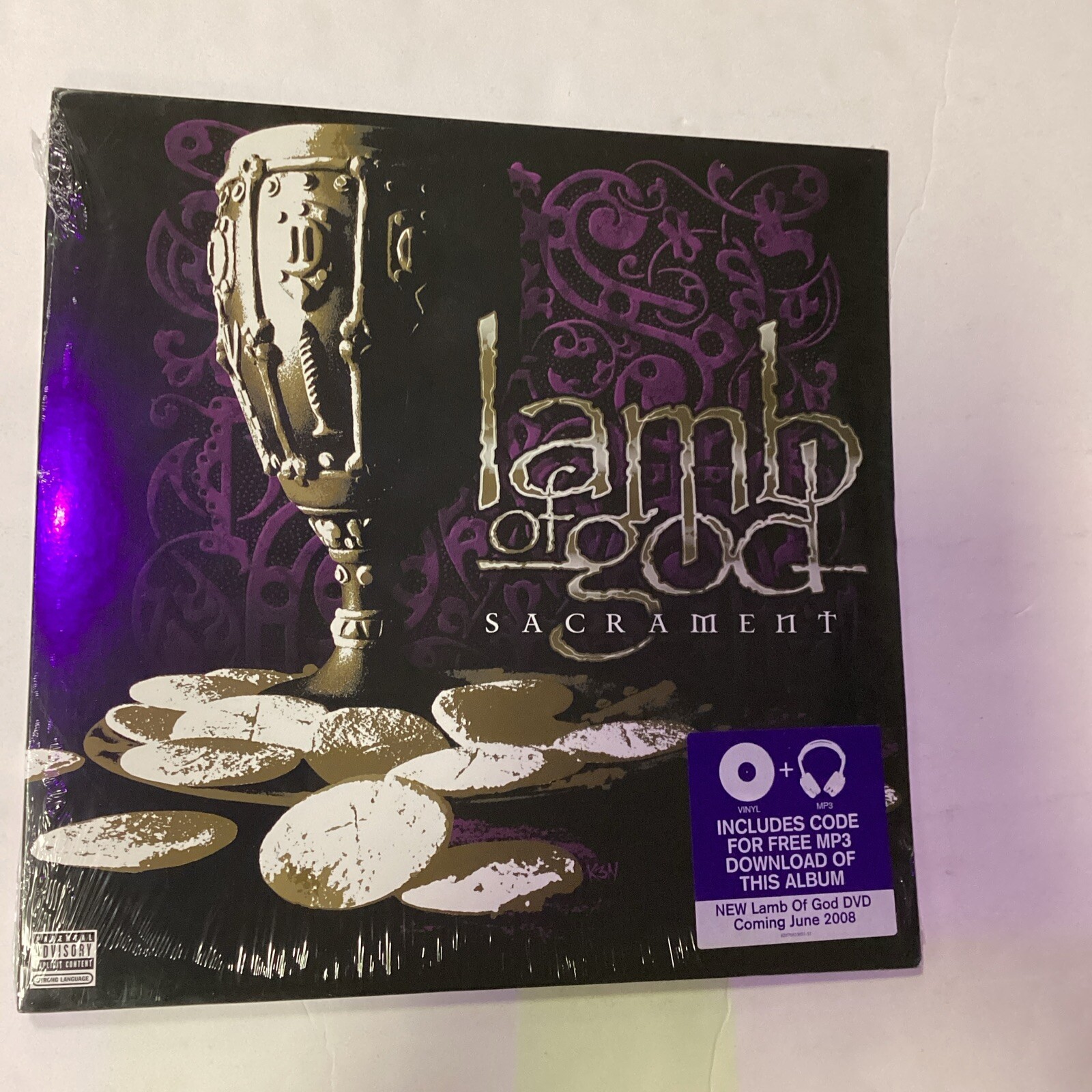Lamb of God - Sacrament LP Vinyl 2006 Epic 828768338513 First Press Sealed A