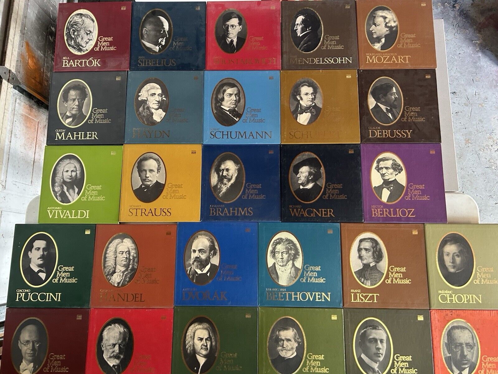 Time Life Records, Great Men Of Music Classical Music, Vinyl Recorder Set Of 27 A