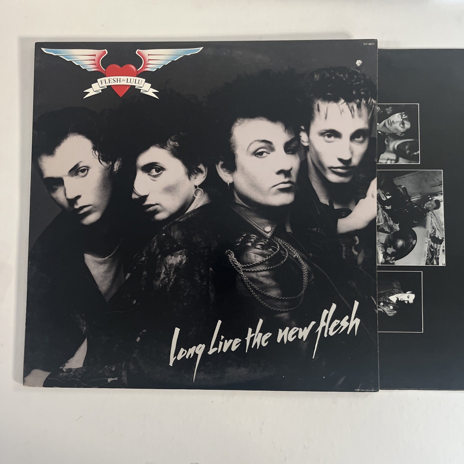 FLESH FOR LULU LP: Long Live The New Flesh,Shrink,1987 Capitol Records CLT 48217 A