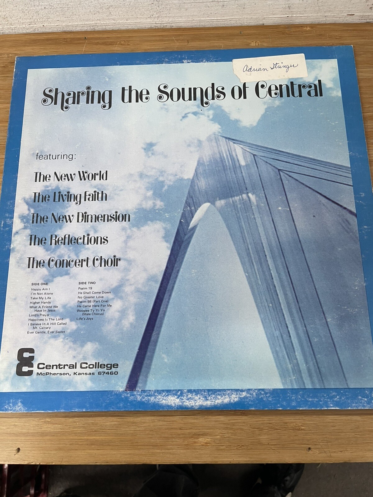 Sharing The Sounds Of Central College Mcpherson Kansas Xian Lp A