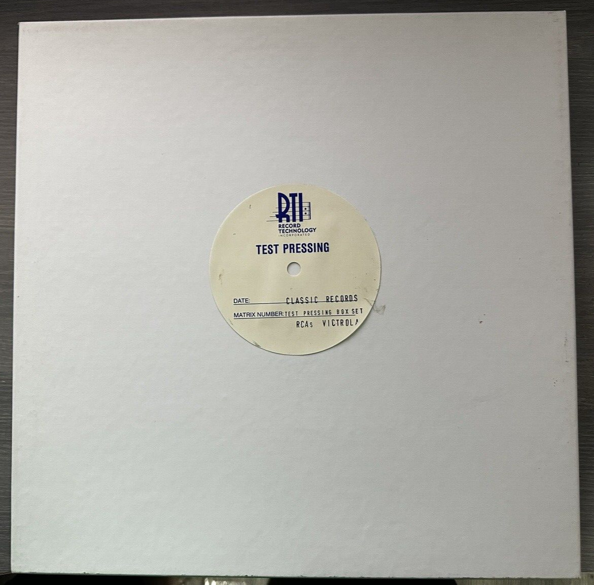 Classic Records TEST PRESSING Box Set - 6 LP RCA VICTROLA Classical Mint SEALED A