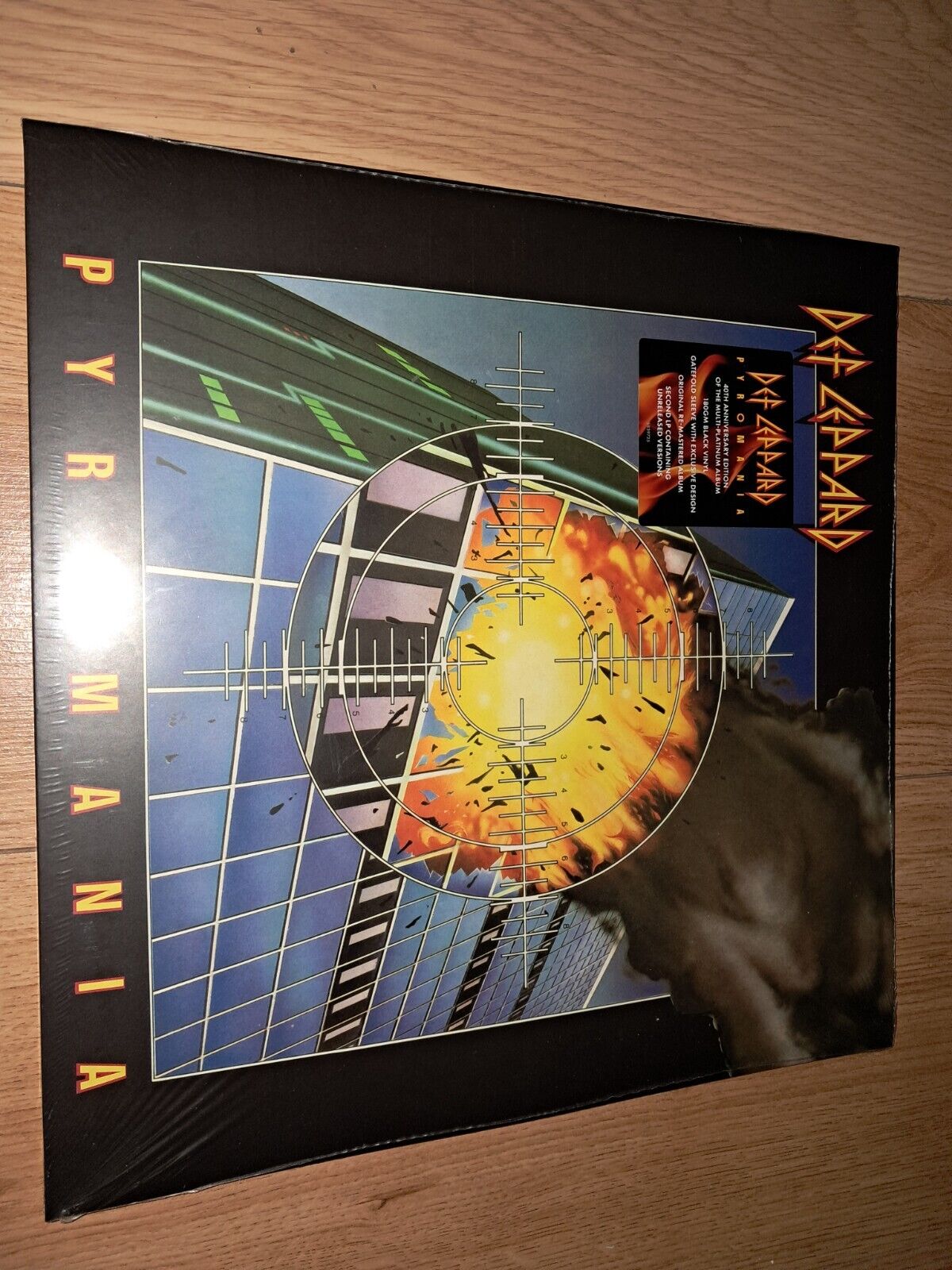DEF LEPPARD PYROMANIA 40TH ANNIVERSARY 2 x VINYL LP BRAND NEW SEALED