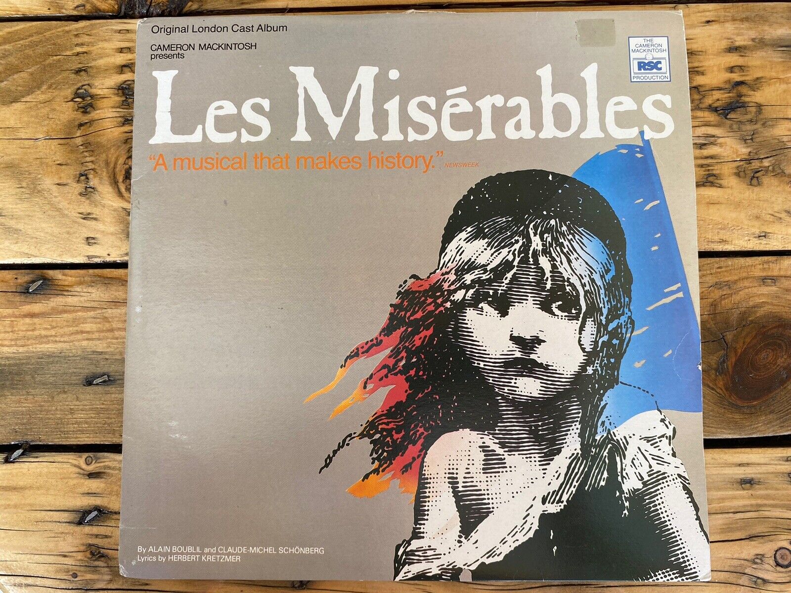 Les Miserables London Cast Vinyl 1985 2xLP Original Aus Pressing L70255/6 A