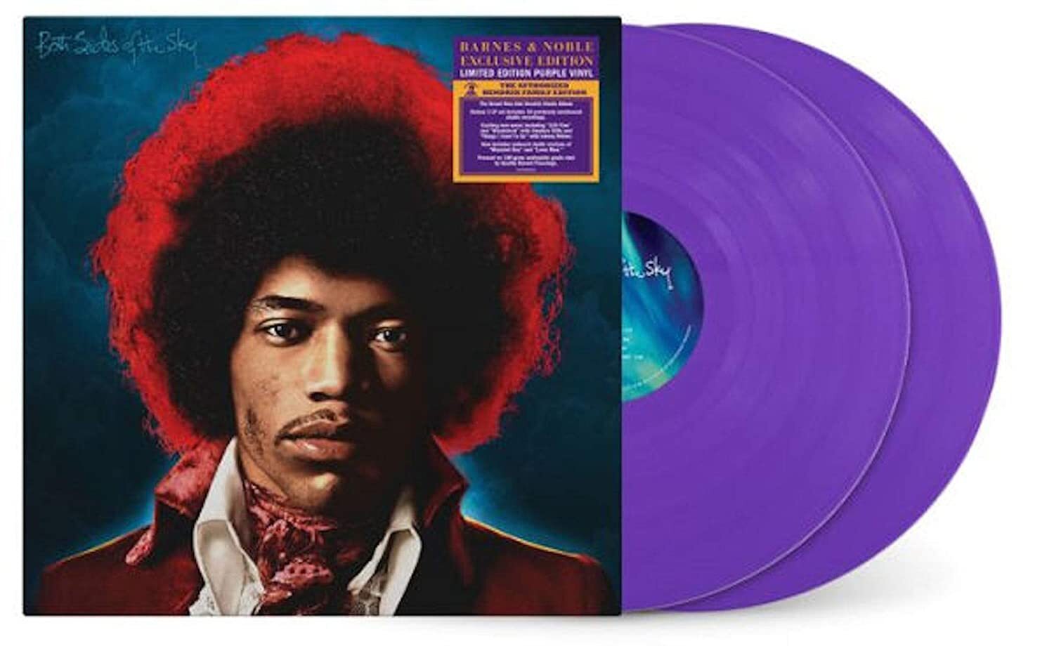 Jimi Hendrix Both Sides Of The Sky Purple Colored 2LP Vinyl B&N Exclusive NEW A