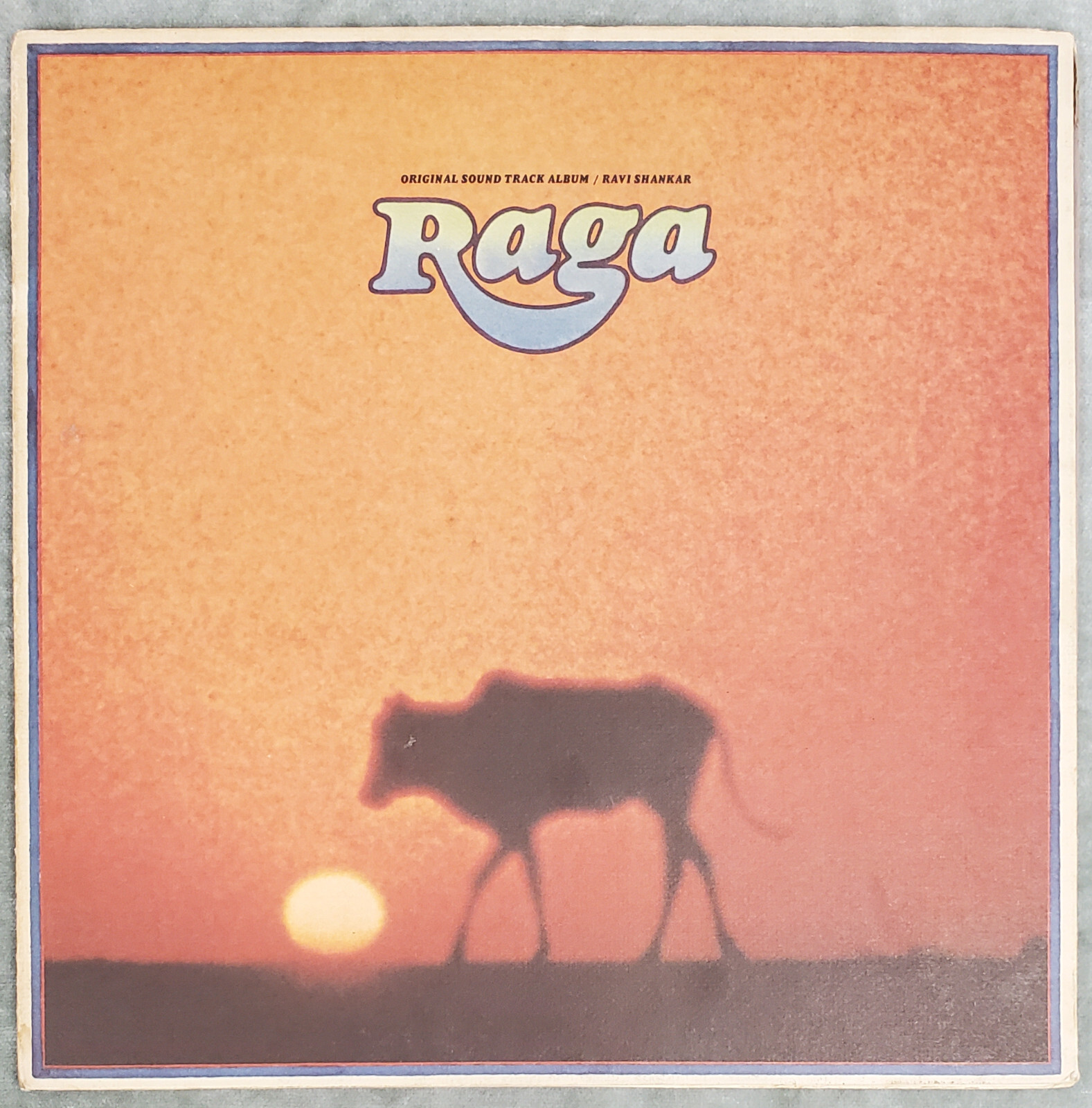 Ravi Shankar, Raga soundtrack [George Harrison], LP Apple, 1971 VG+ FREE SHIP A