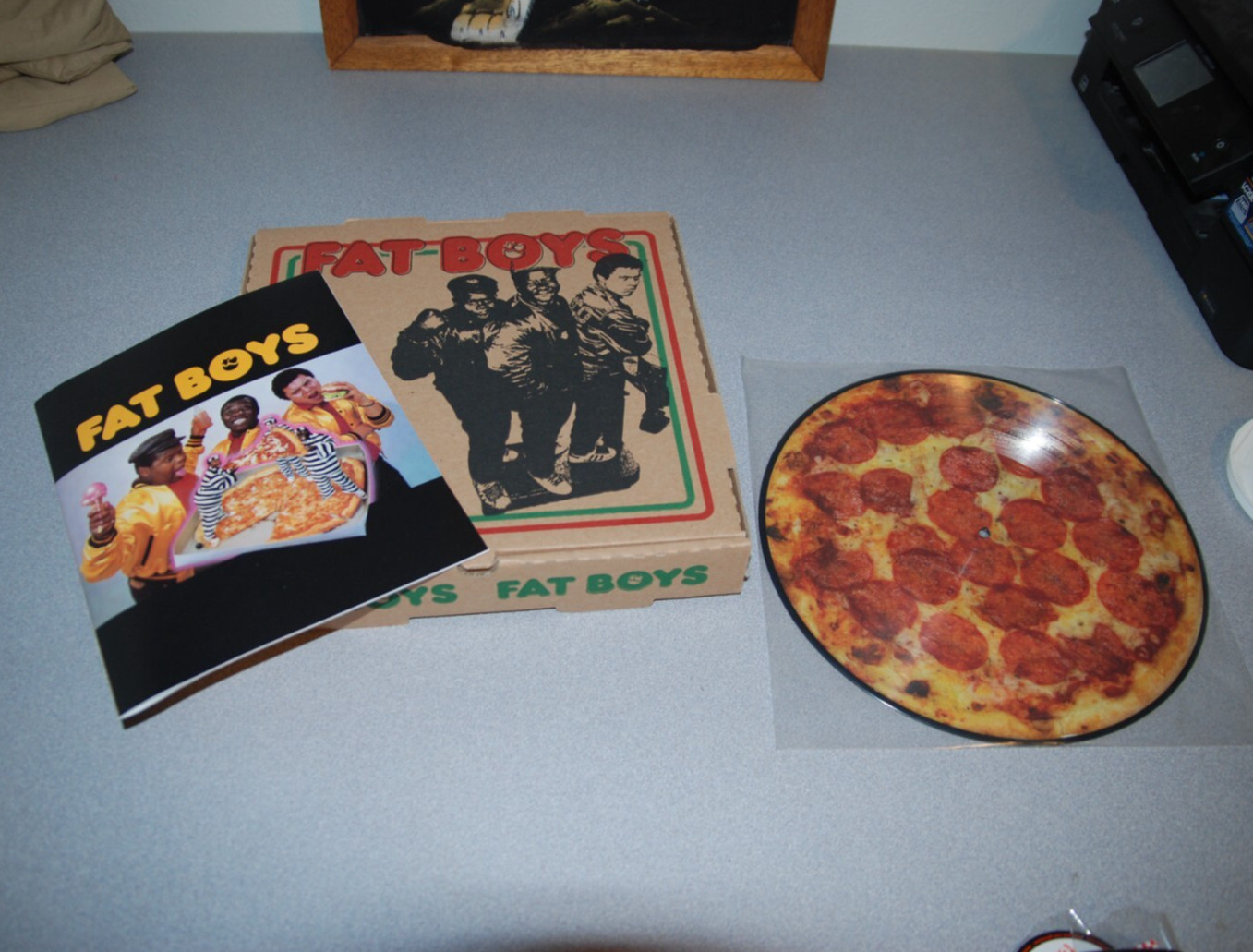 FAT BOYS RSD LIMITED EDITION PIZZA BOX SET PEPPERONI PIZZA 12&rdquo; PICTURE DISC NEW A