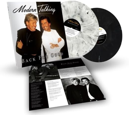 MODERN TALKING - Back for good (2025) 2 LP black/marbled vinyl preorder