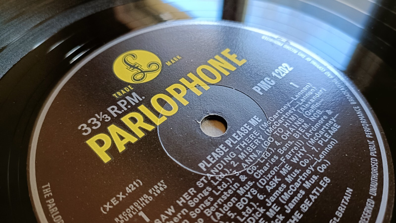 the beatles lp please please me