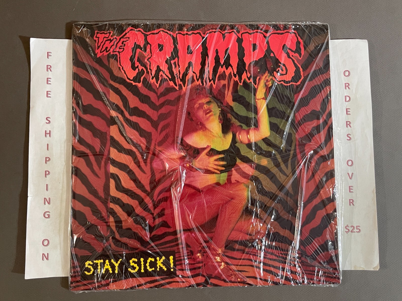 SEALED THE CRAMPS STAY SICK REISSUE LP PUNK ROCK A