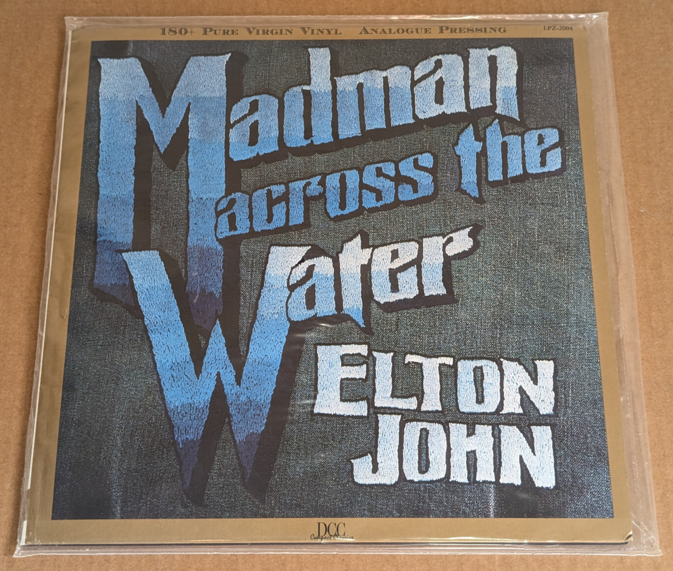 ELTON JOHN Madman Across Water LP 180 gram Numbered 1490 SEALED 1994 DCC Record A