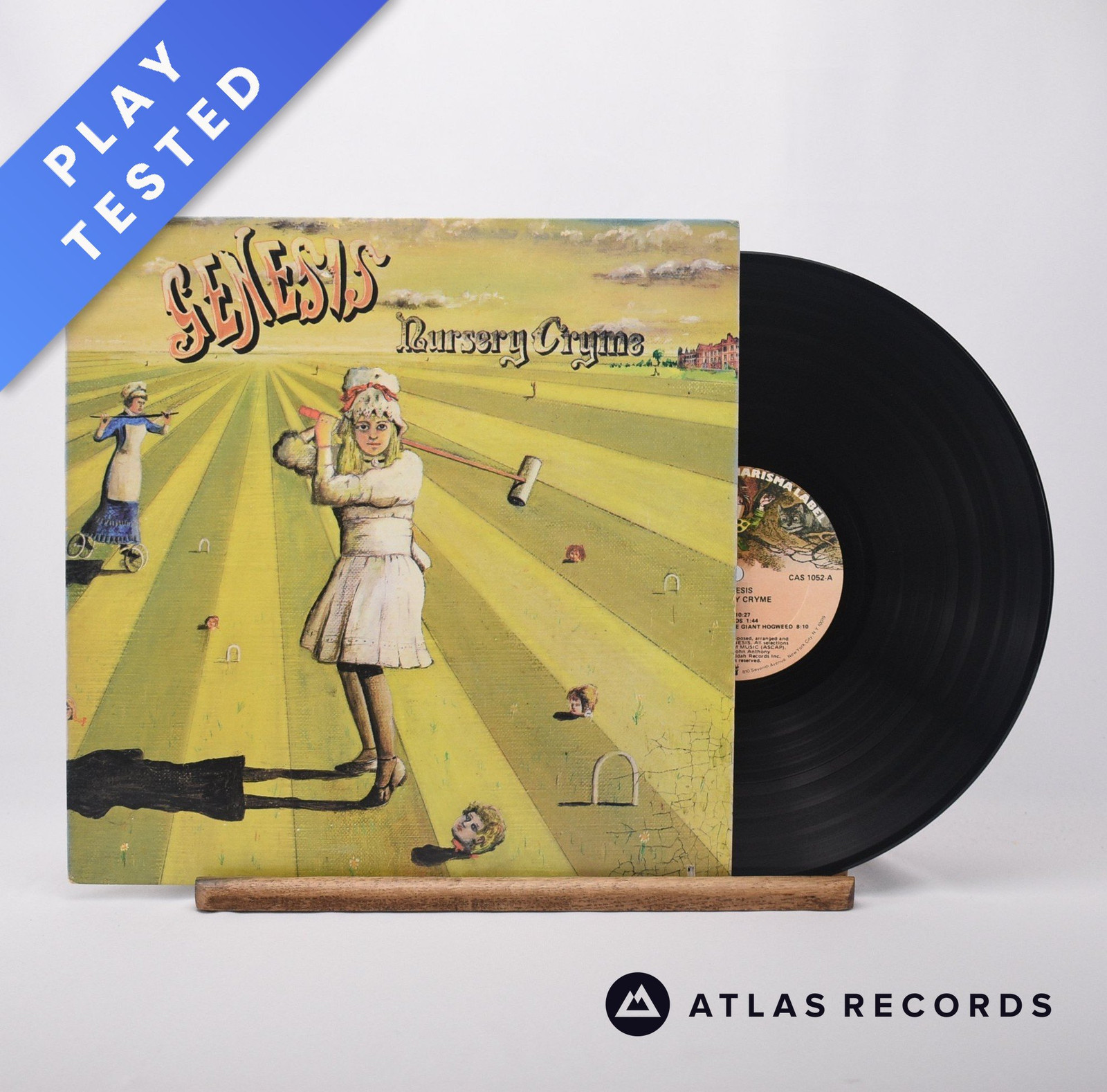 Genesis Nursery Cryme A-2 B-2 Reissue LP Album Vinyl Record CAS 1052 - VG+/VG+ A