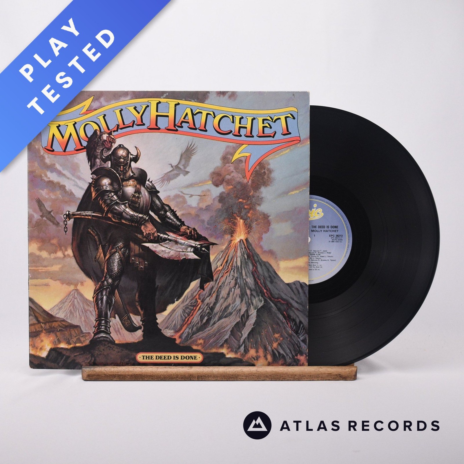 Molly Hatchet The Deed Is Done LP Album Vinyl Record EPC 26213 Epic - VG+/EX A
