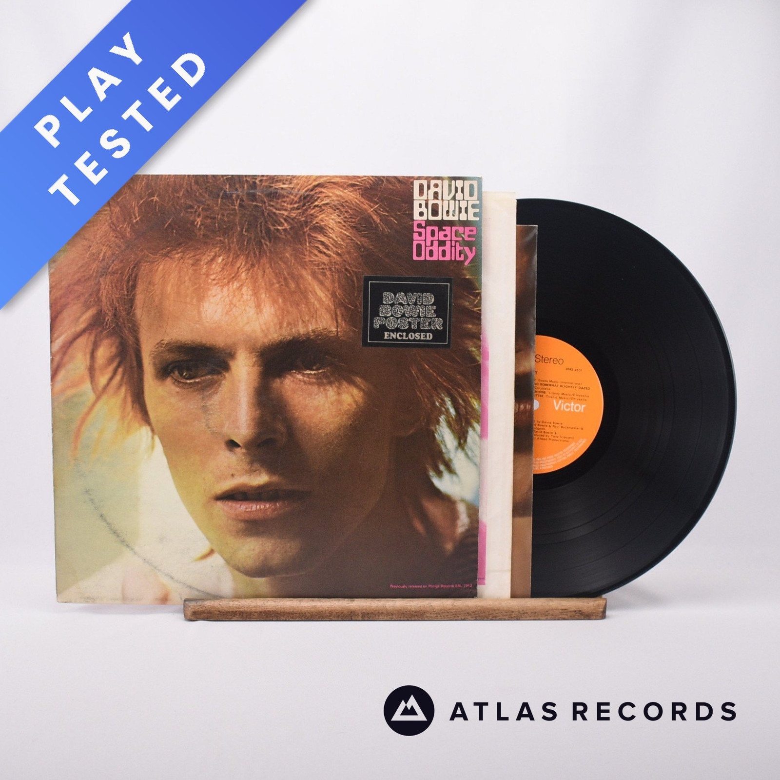 David Bowie Space Oddity 1E Poster Reissue LP Album Vinyl Record - VG+/VG+ A