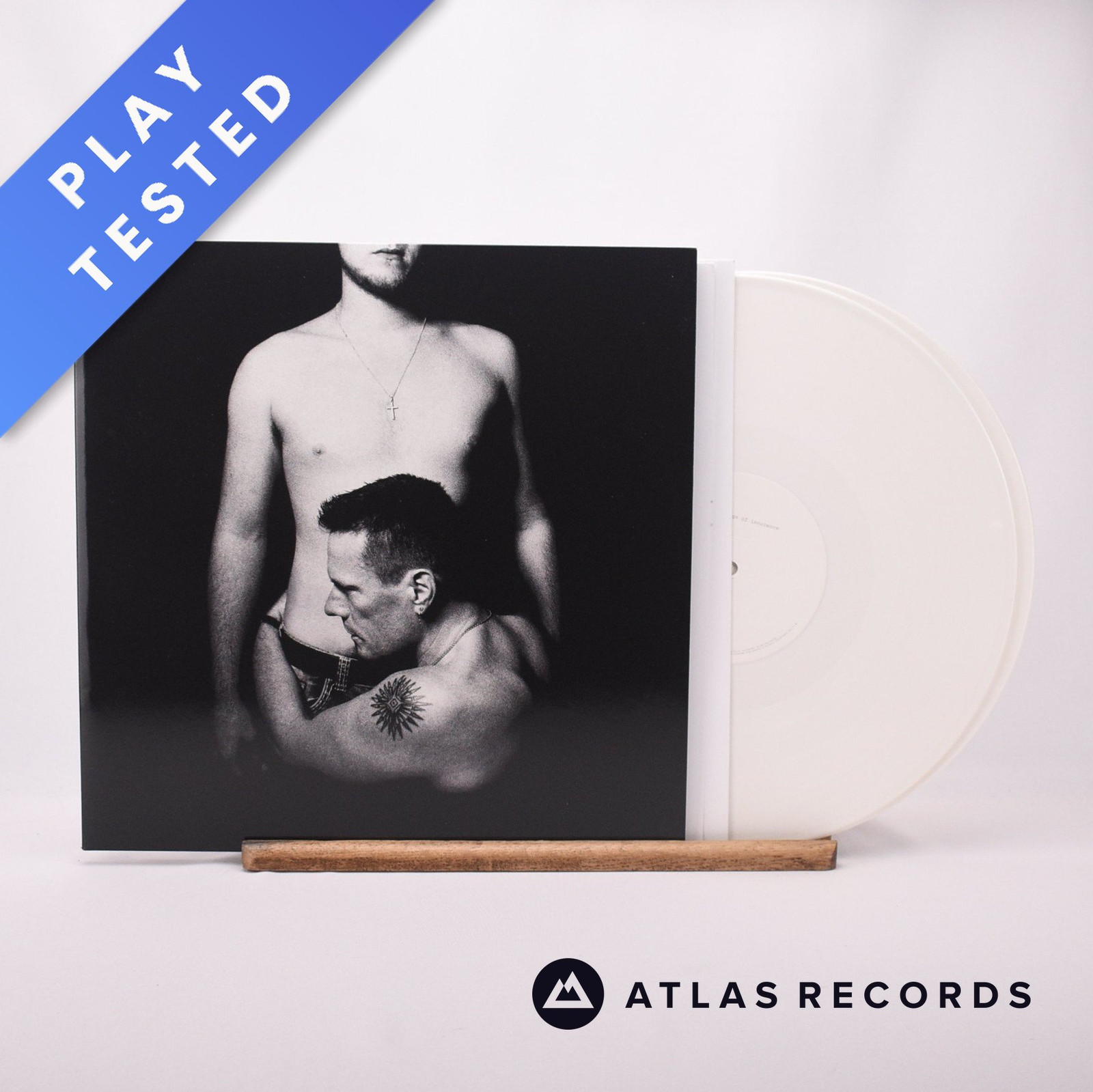 U2 Songs Of Innocence A B White Gatefold Double LP Album Vinyl Record - NM/EX A