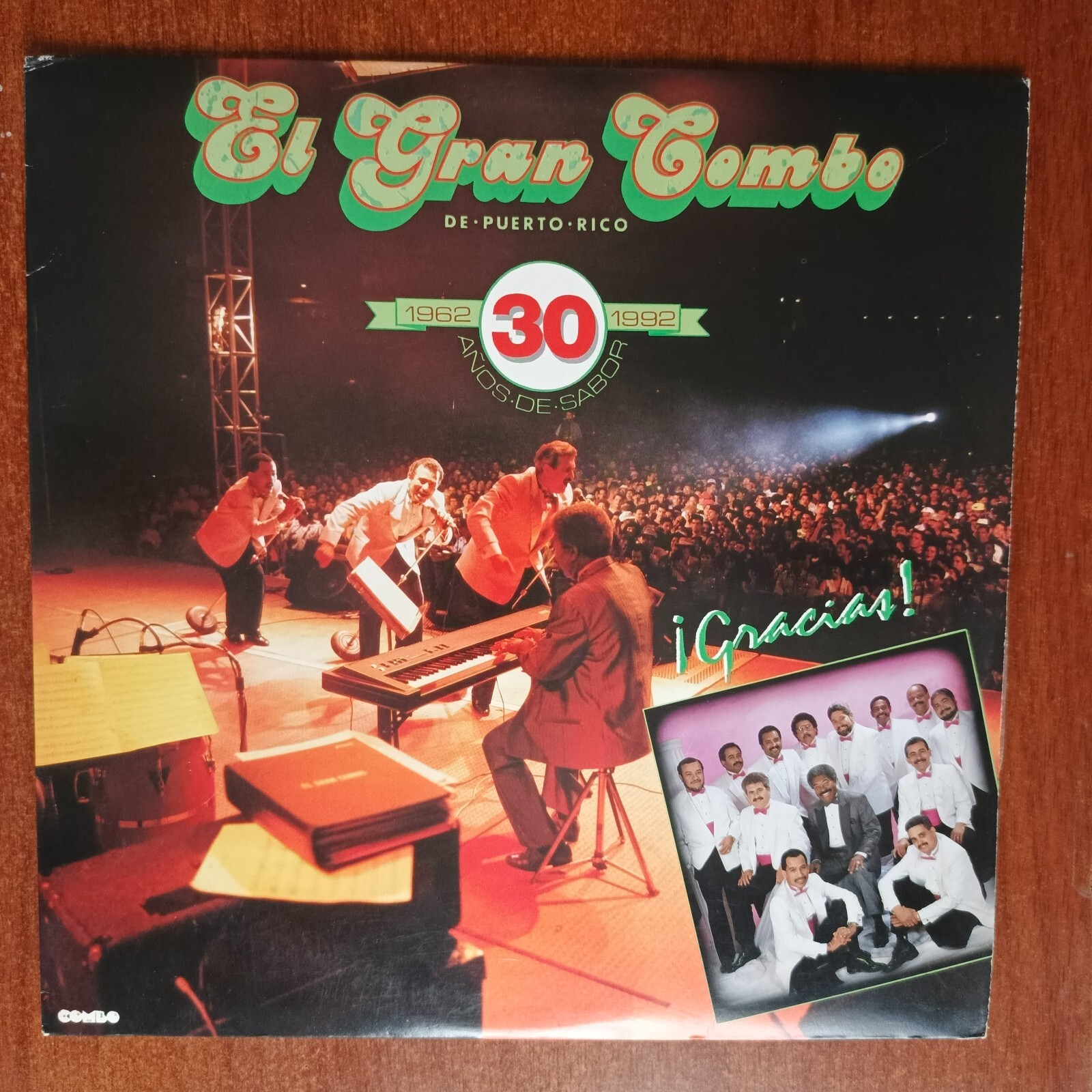 El Gran Combo &lrm;&ndash; 30 A&ntilde;os De Sabor 1962 - 1992 [1992] Vinyl LP Combo Records US A