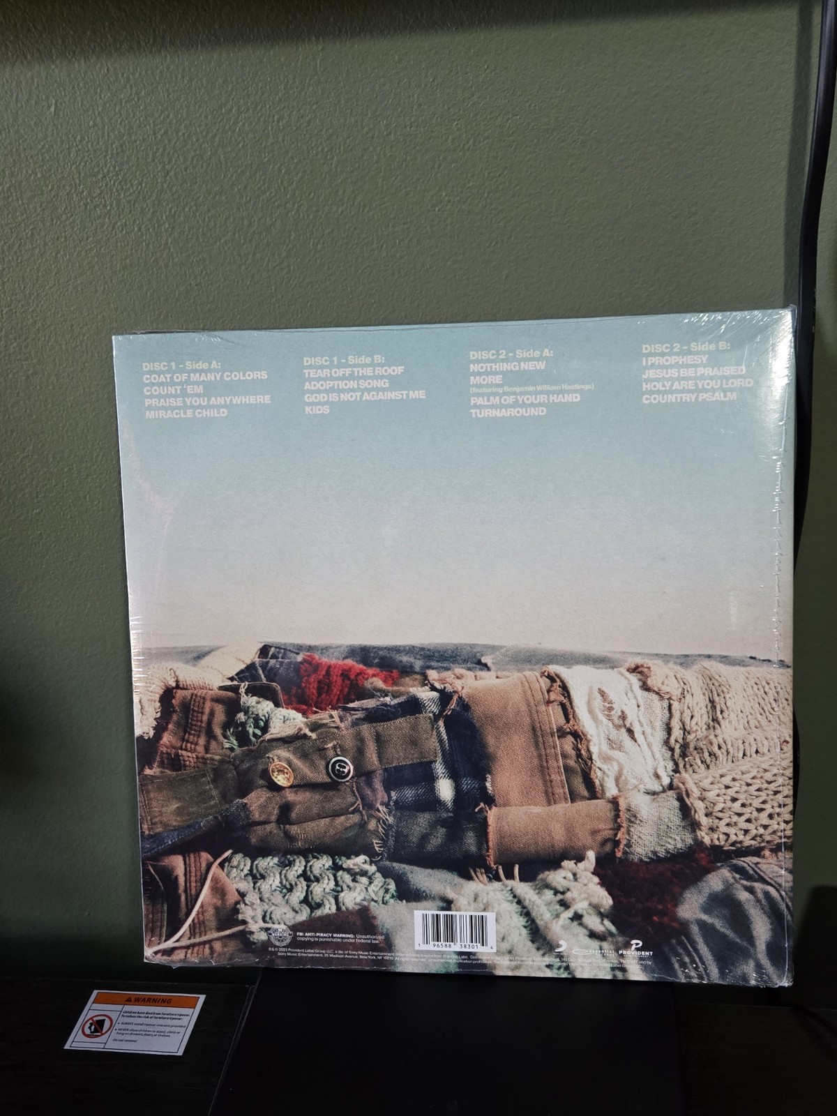 Brandon Lake Coat Of Many Colors Exclusive Teal + Clear