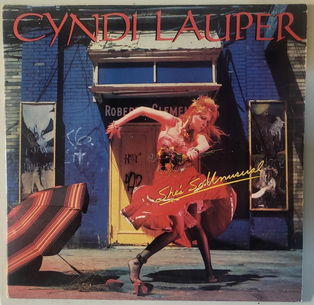 Cyndi Lauper She's So Unusual LP 1983 EX She Bop Girls Just Wanna Have Fun A