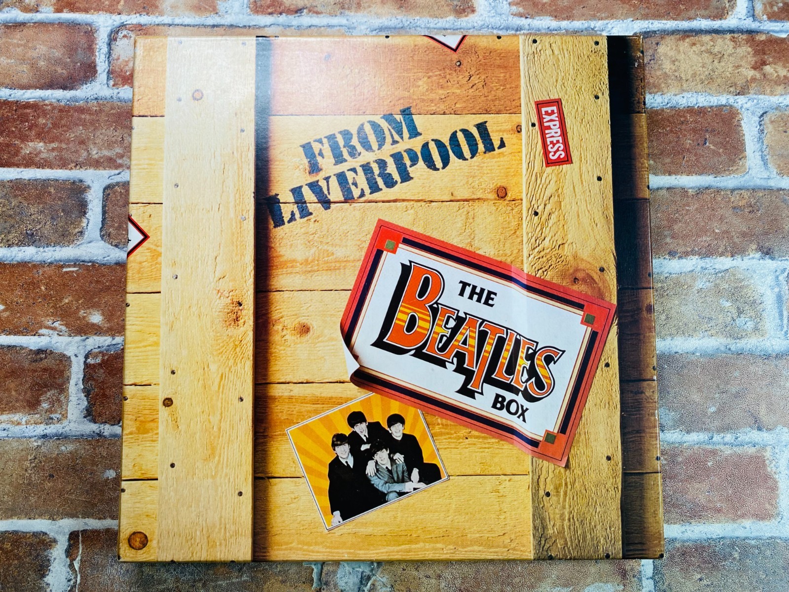 THE BEATLES BOX FROM LIVERPOOL 8LPs UK Parlophone Near Mint A