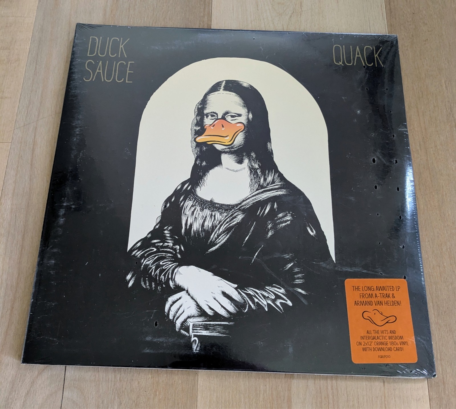 Duck Sauce Quack Rare Orange SWIRL 2xLP Sealed A-Trak Armand Van Helden A