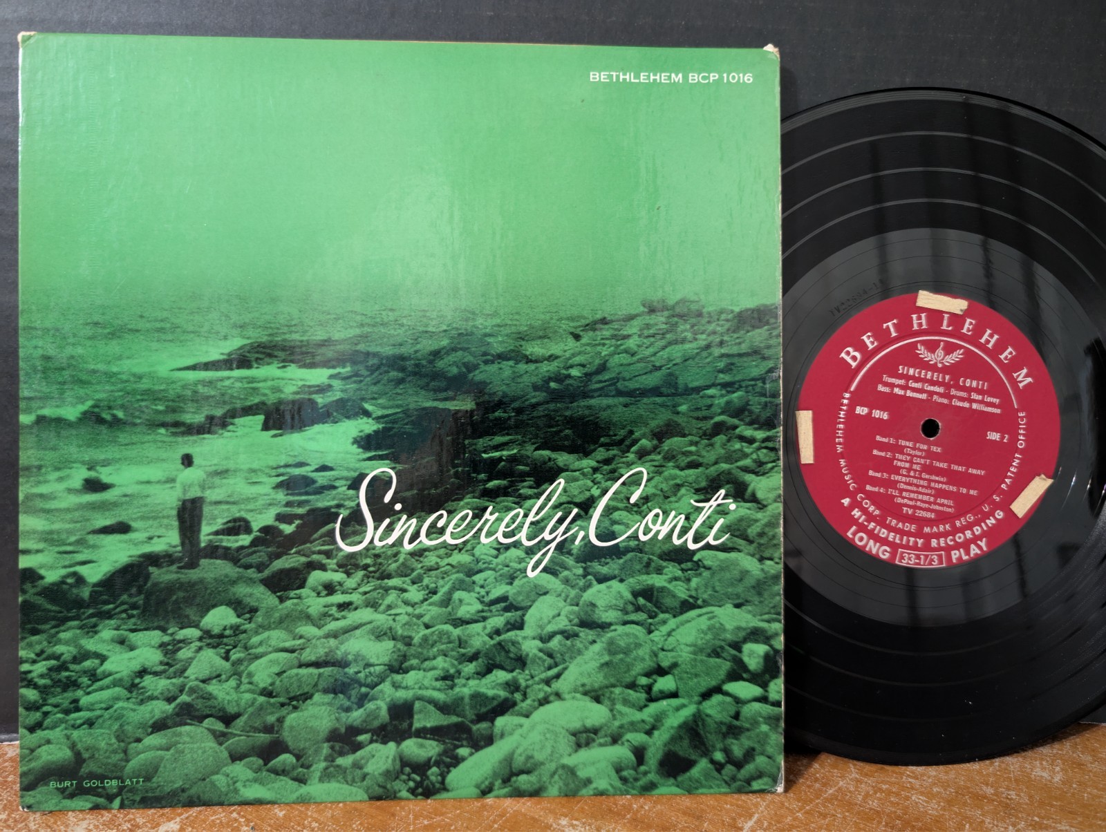 Conte Candoli &ndash; Sincerely, Conti 1955 Bethlehem 10" Claude Williamson Stan Levey A