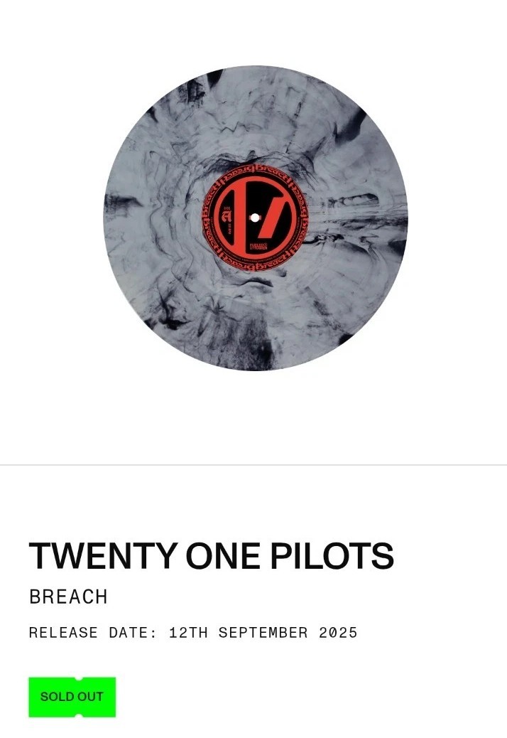 Twenty One Pilots Breach Vinyl Blood Records Exclusive