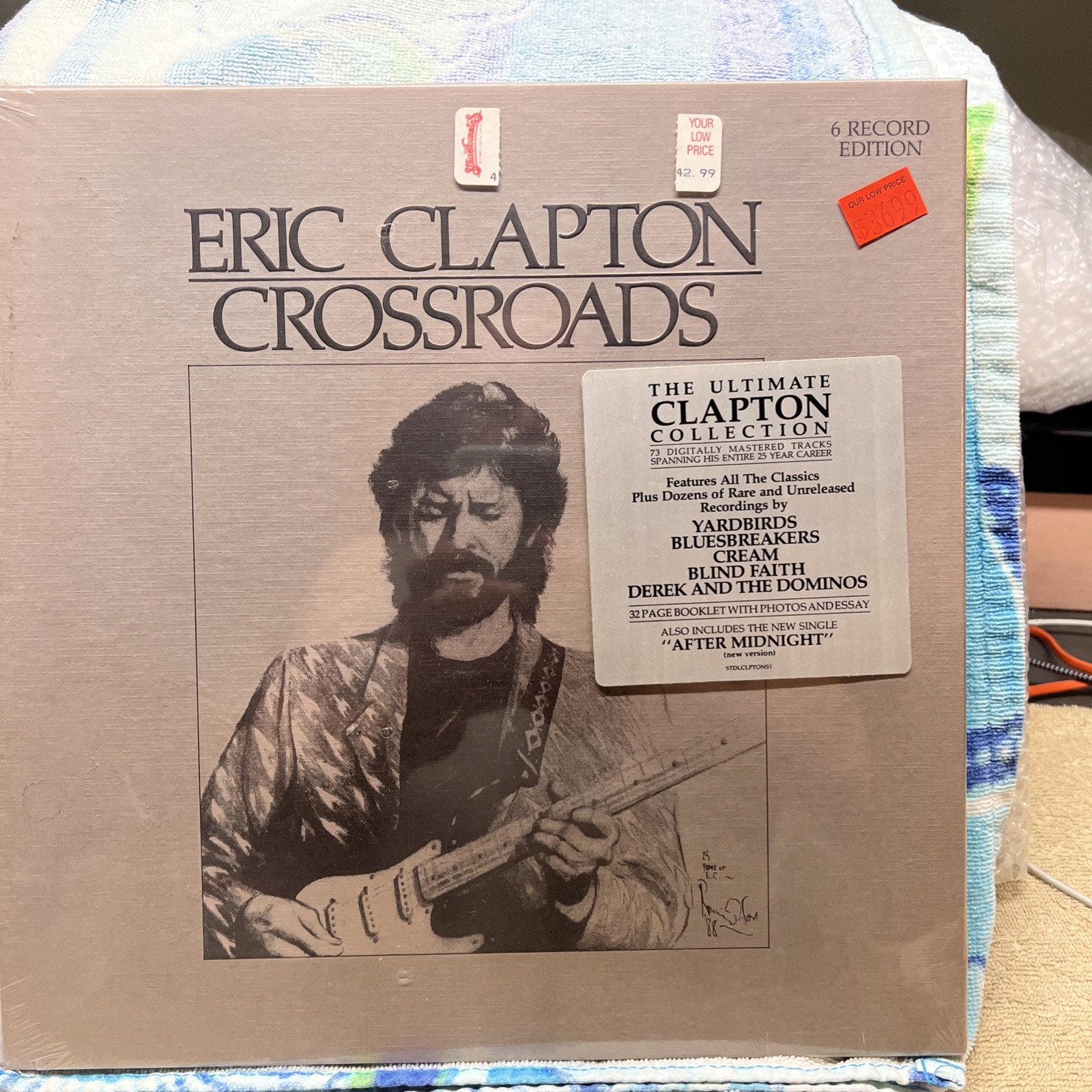 Eric Clapton Crossroads 6 LP Box Set Rare 1988 Booklet 835 261-1 A
