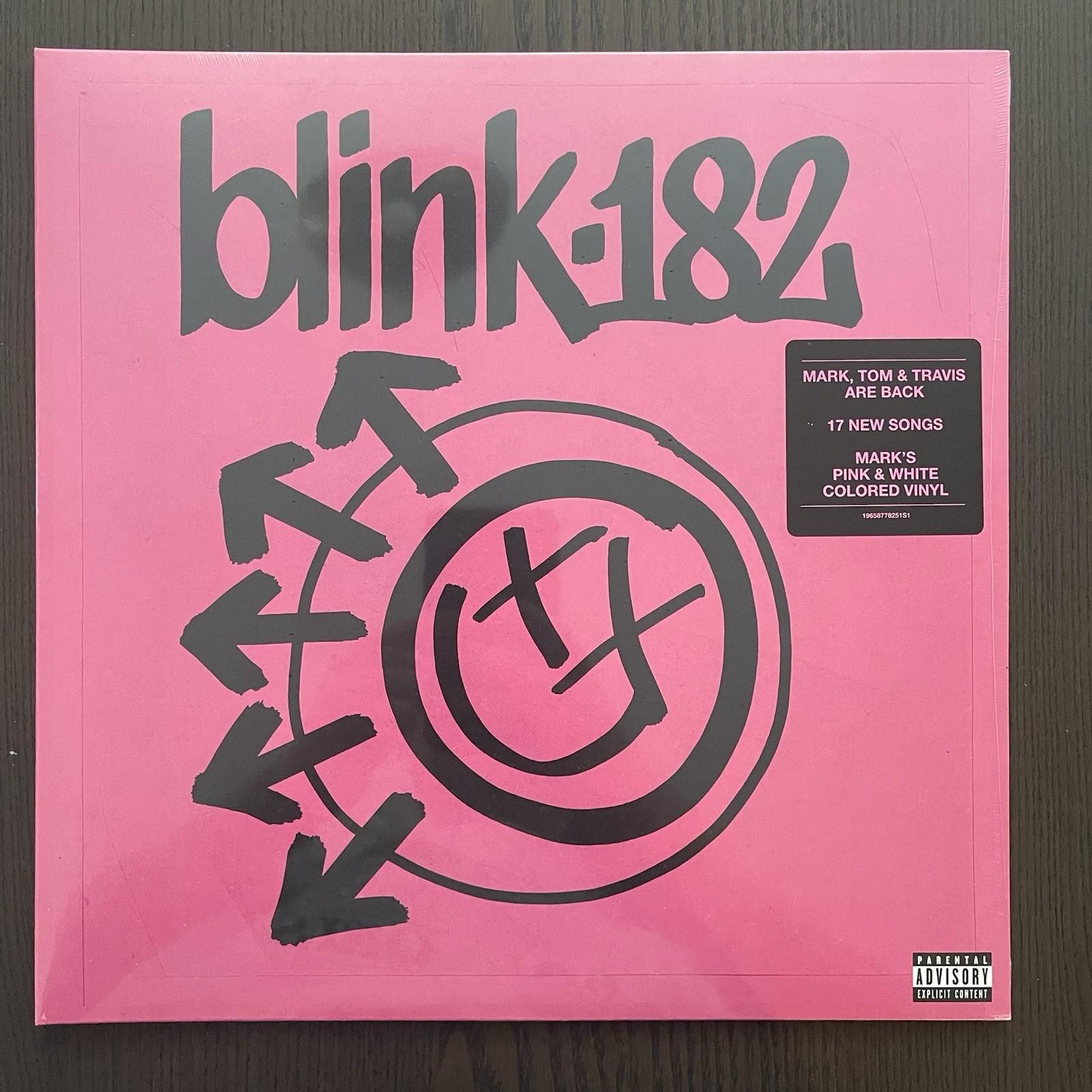 NEW & SEALED - Blink 182 - One More Time - Mark&rsquo;s Pink & White Vinyl Record Punk A
