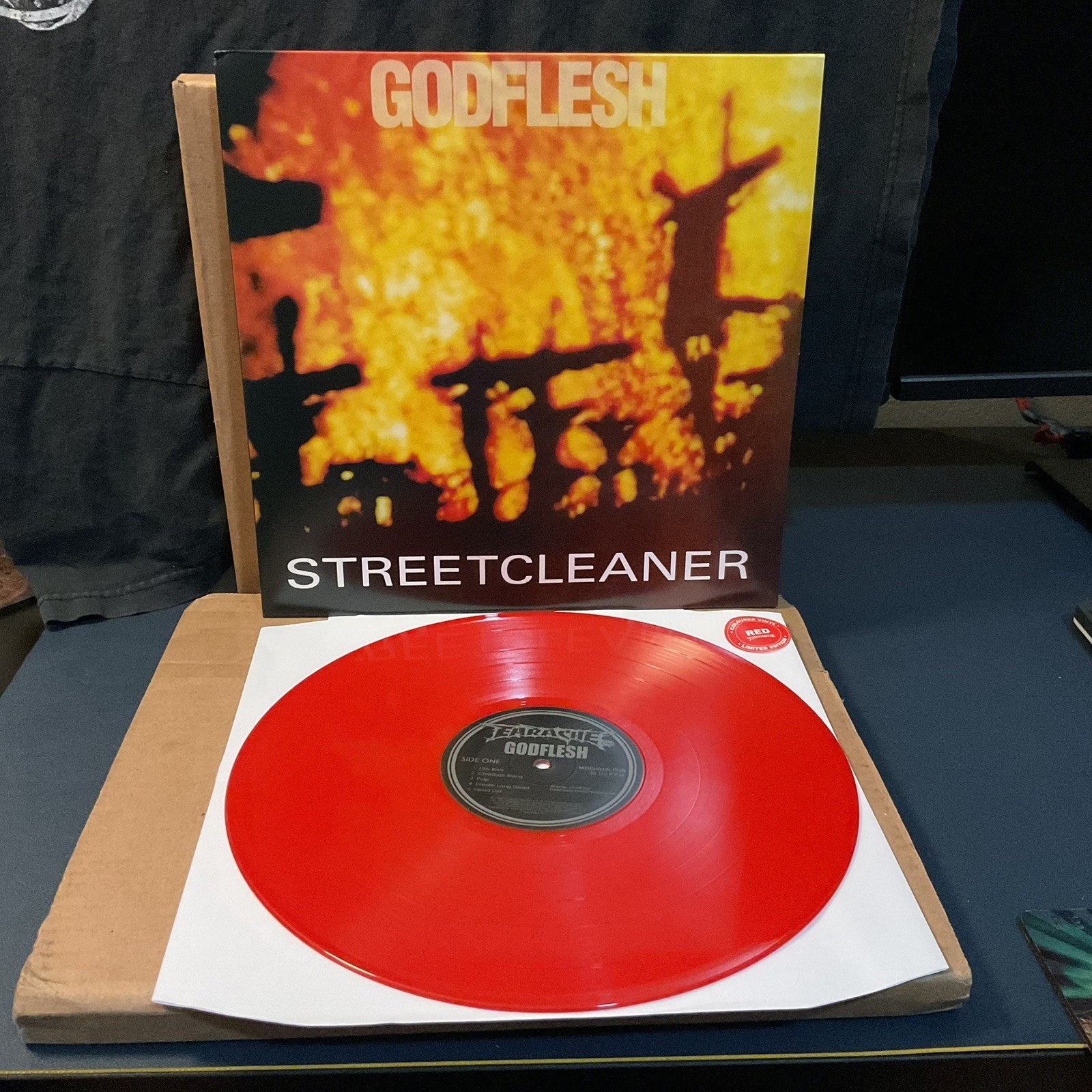GODFLESH Streetcleaner LP VINYL RECORD RARE MINISTRY JESU NAPALM DEATH JK FLESH A