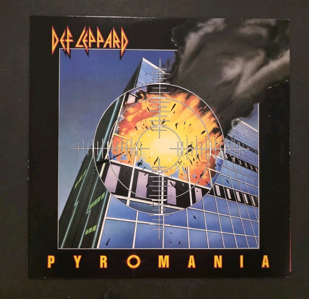 Def Leppard Pyromania LP Vinyl Record USED/Like New 2018 Red A