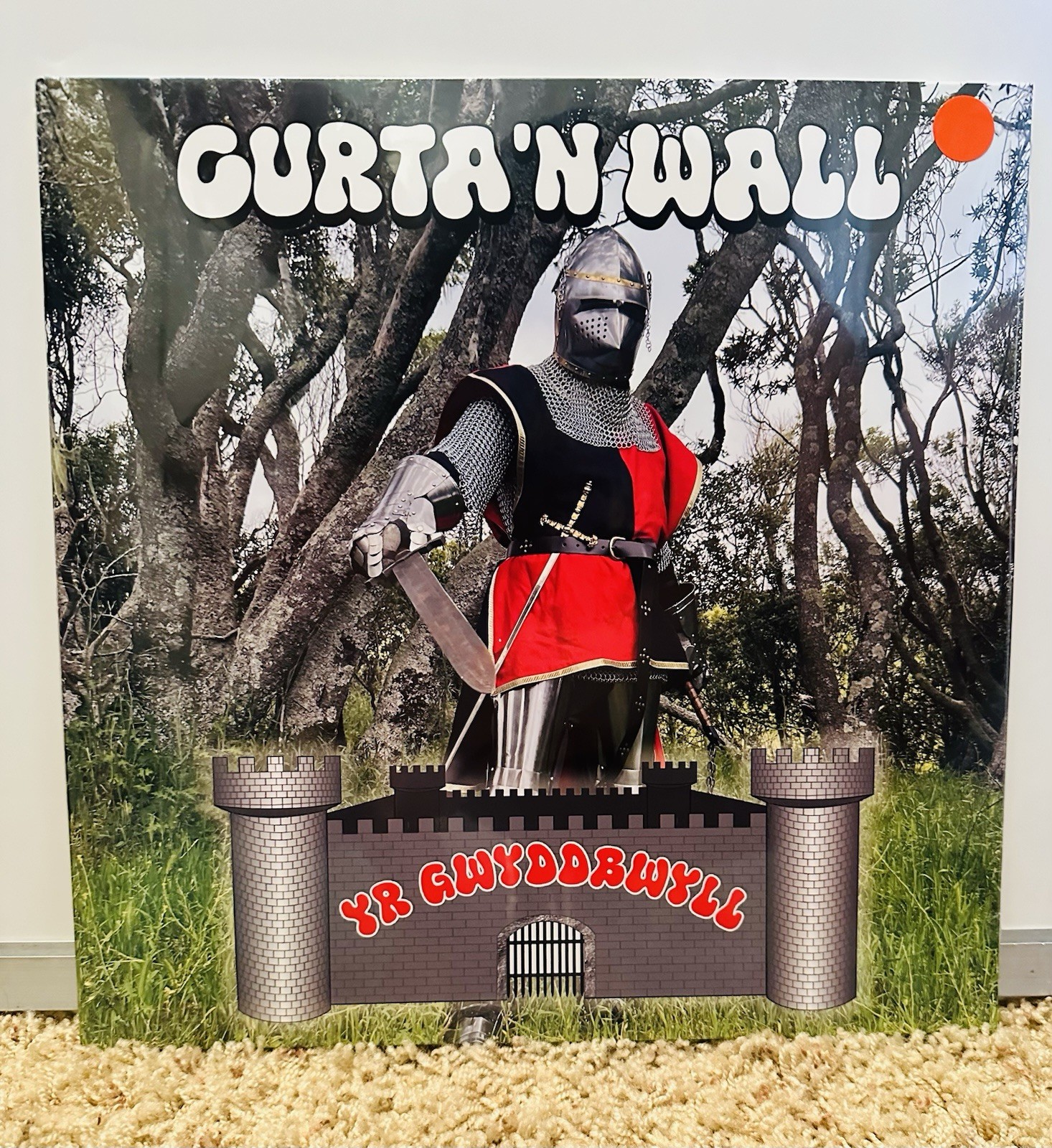 Curta'n Wall &ndash; Yr Gwyddbwlln - LE Red Colored Vinyl LP Record with/ Poster NEW A