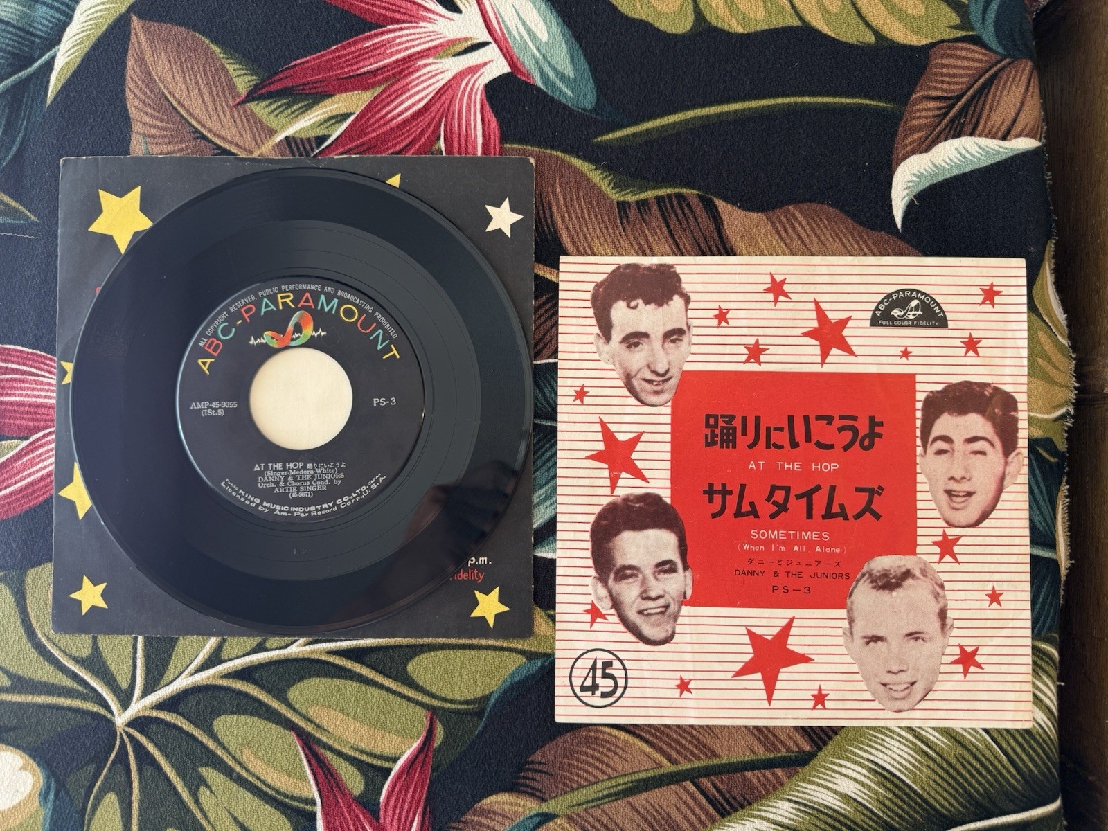 Danny & The Juniors &ndash; At the Hop .. Japan 7&rdquo; A