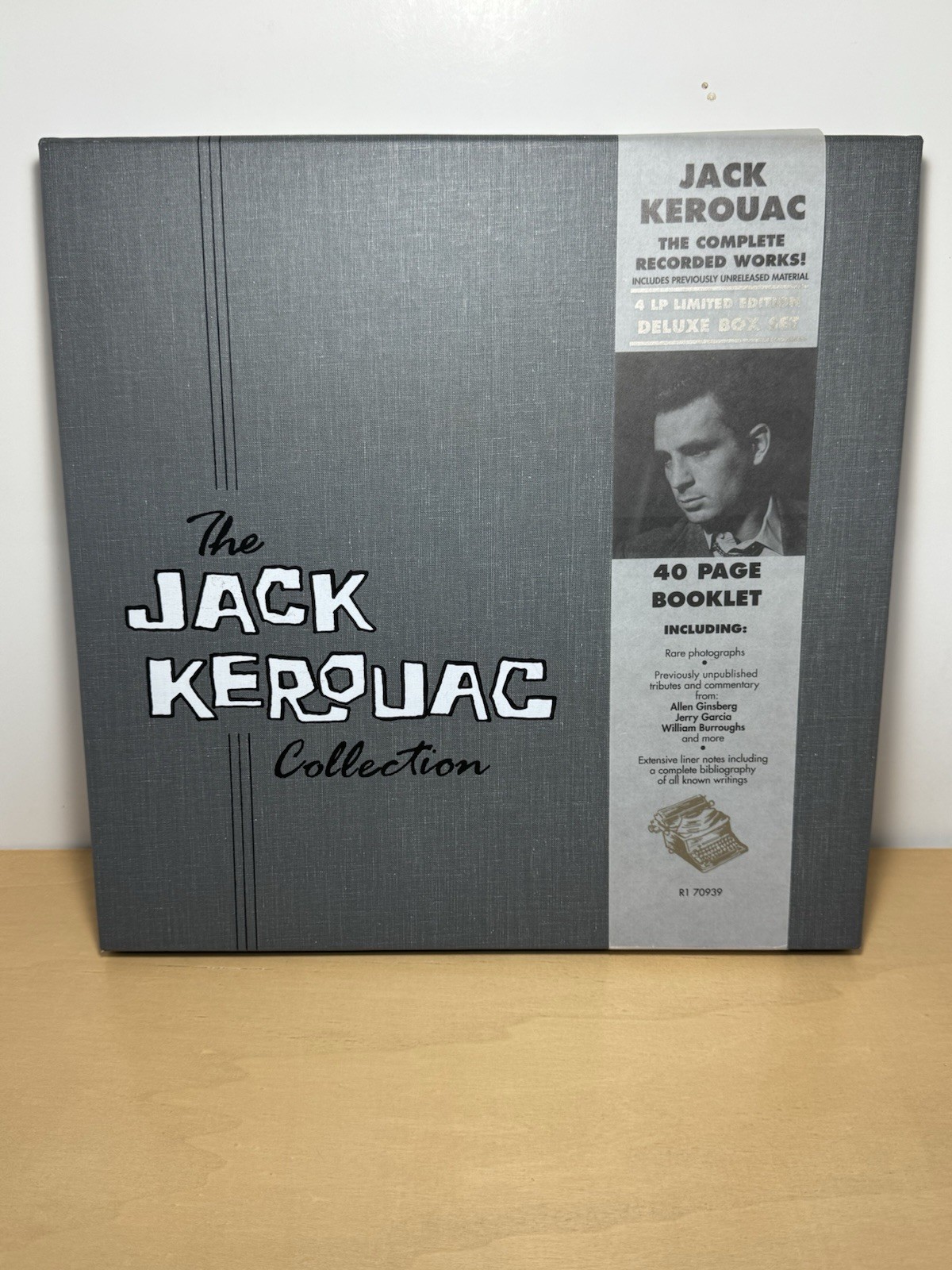 JACK KEROUAC THE COMPLETE RECORDED WORKS 4LP BOX SET WITH