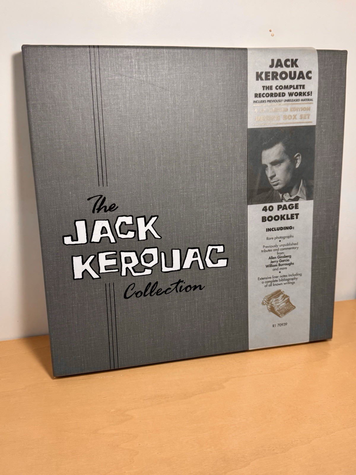 JACK KEROUAC THE COMPLETE RECORDED WORKS 4LP BOX SET WITH