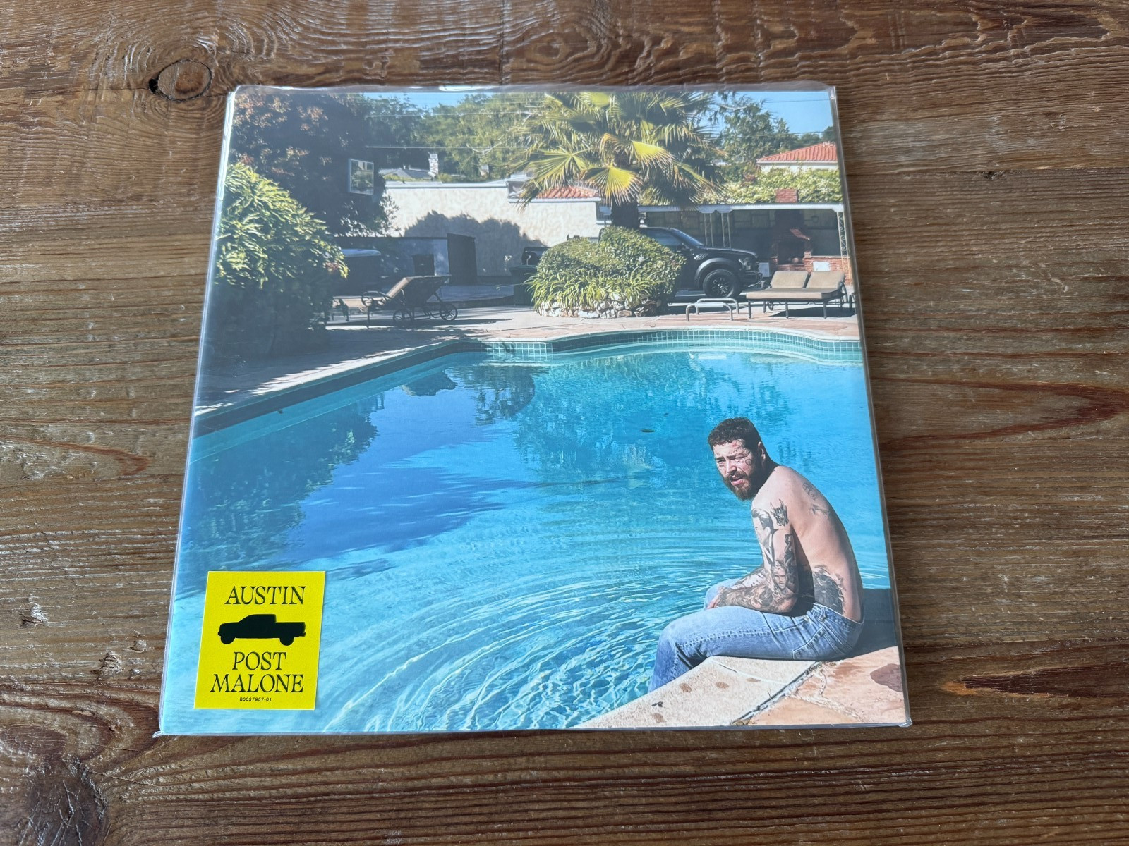 Post Malone Austin Milky Clear Vinyl NEAR MINT A