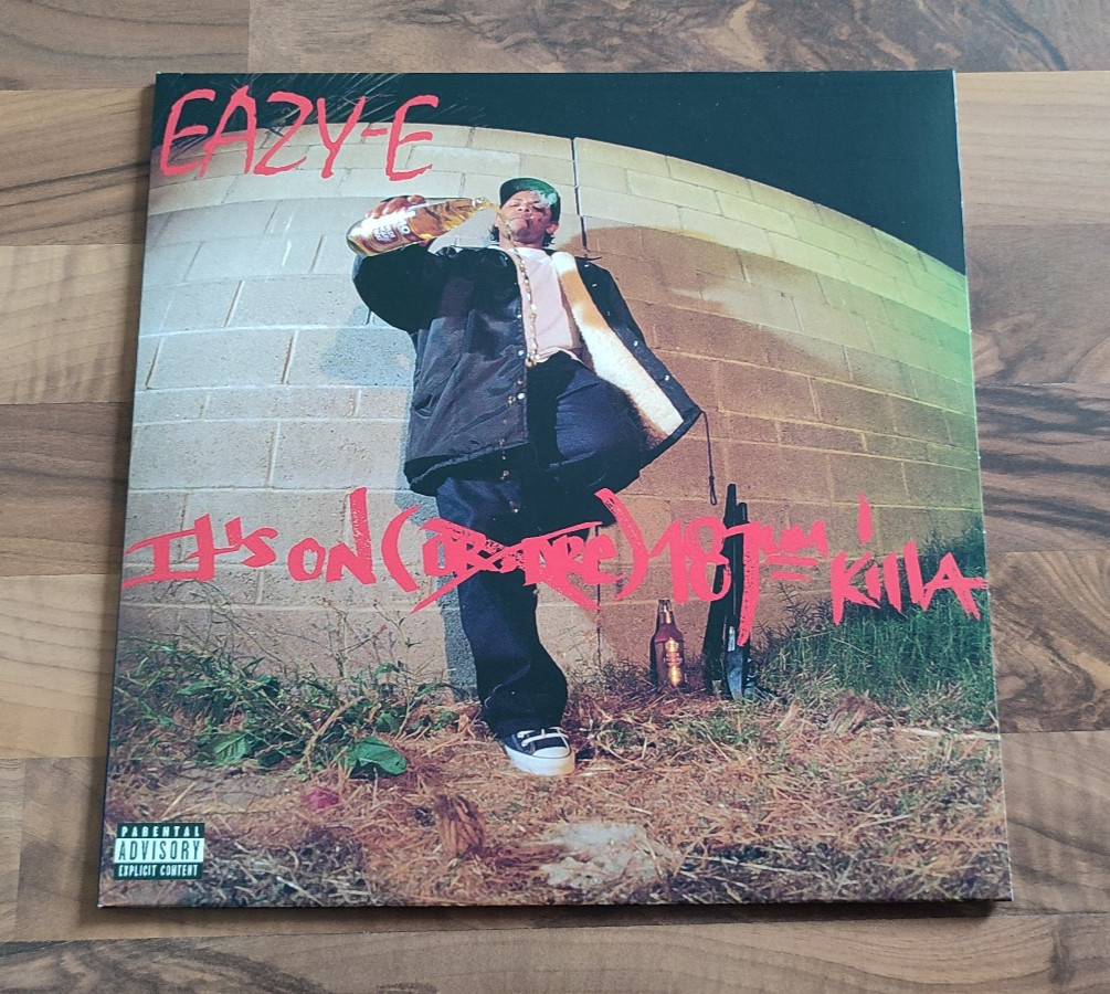 EAZY-E &ndash; ITS ON (DR. DRE) 187UM KILLA BLACK VINYL LP Yella Ice Cube Snoop NWA A