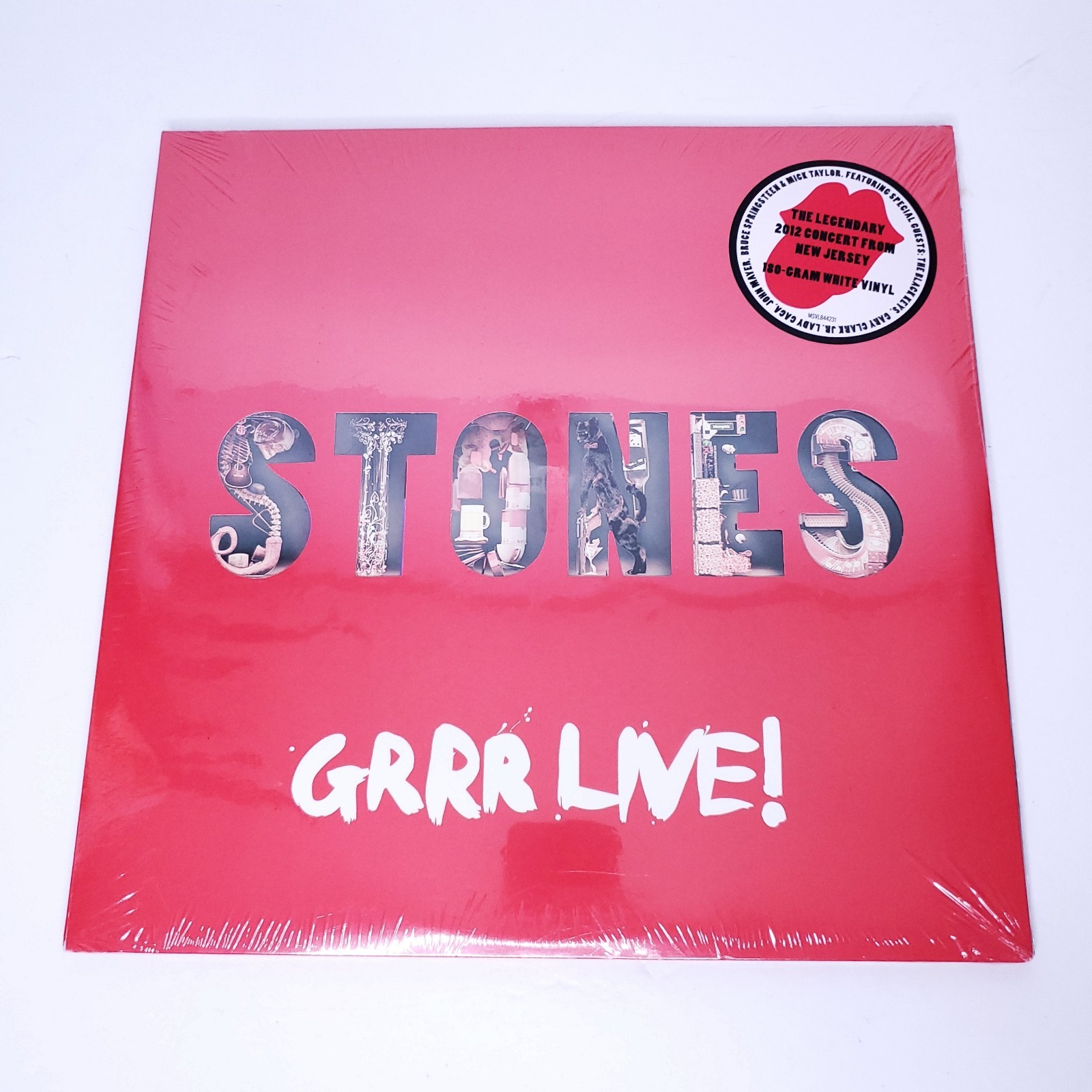 Rolling Stones GRRR Live Limited Edition White 180g Vinyl 3LP Record Sealed A