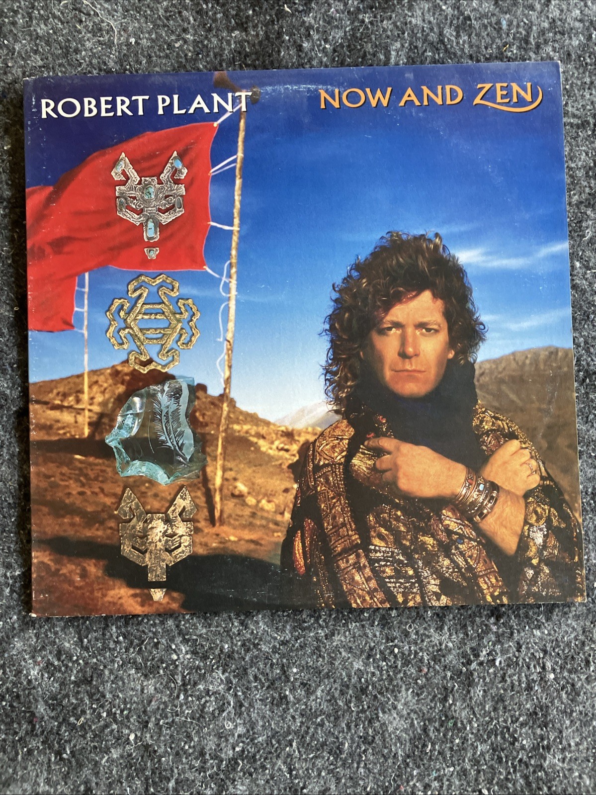 Vintage Vinyl Record, Robert Plant, Now And Zen, 1988 LP, Atlantic Records A