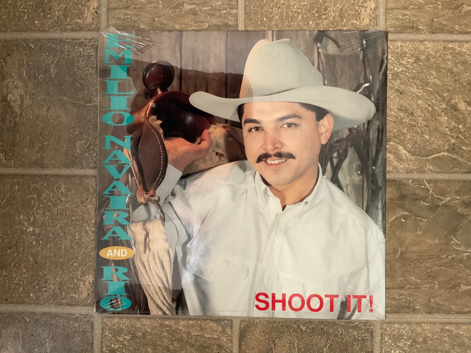 Emilio Navaira &ldquo;Shoot It&rdquo; vinyl record LP - SEALED A
