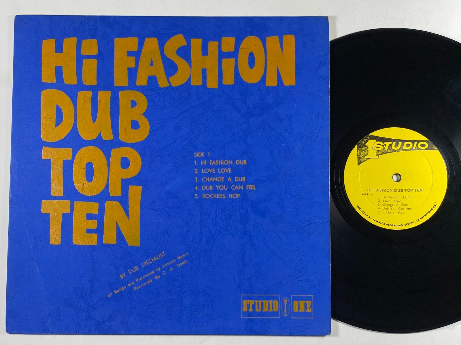 ジャマイカLP Dub Specialist Hi Fashion Dub Top Ten none Studio One /00250 Hi Fashion Dub Top Ten-Dub Specialist (Sylvan Morris) (Full Album