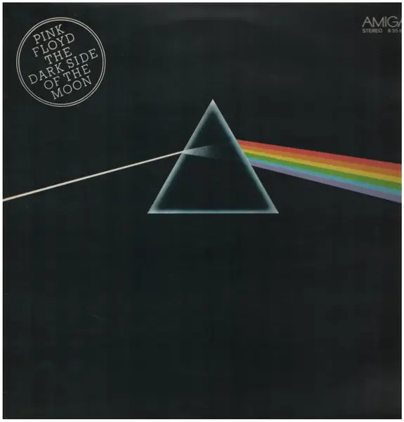 LP Pink Floyd The Dark Side Of The Moon BLUE AMIGA LABELS NEAR MINT Amiga A