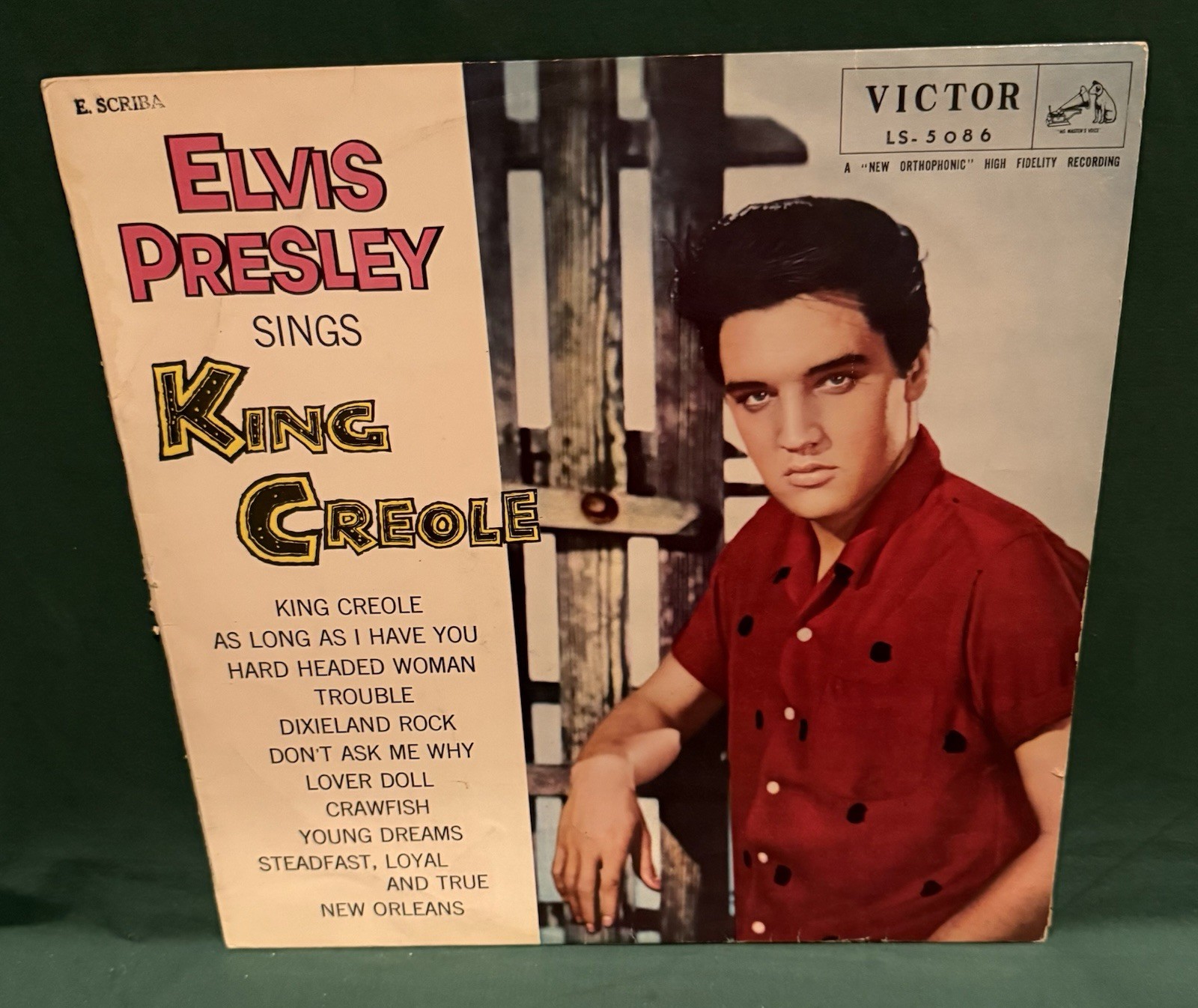 Elvis Presley Victor LS-5086 King Creole LP Japan 1958 Original RARE A