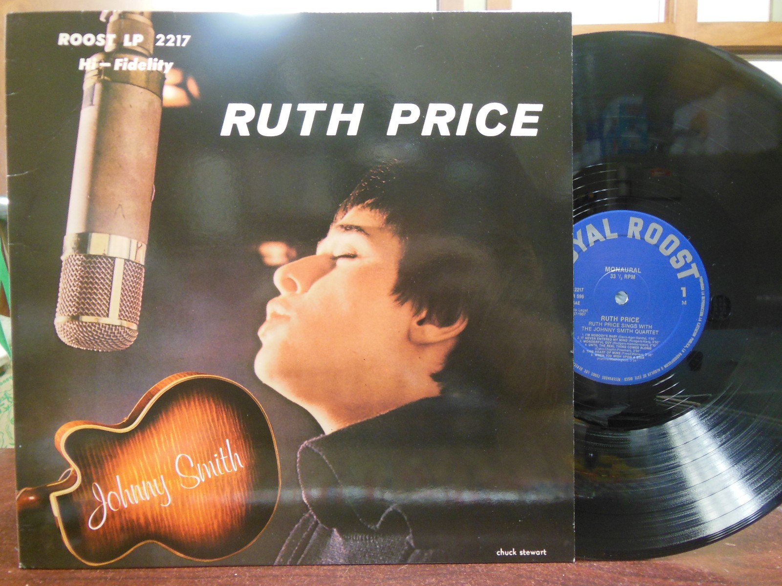 Ruth Price Sings With The Johnny Smith Quartet, 12" 33 LP NM (JZ) A