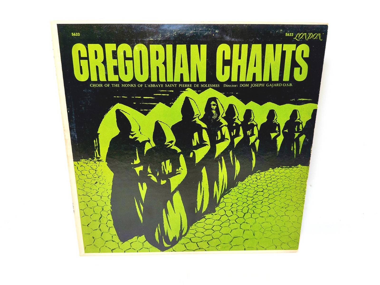 GREGORIAN CHANTS - L'Abbaye Saint Pierre De Solesmes Monks, London Vinyl, VG+ A