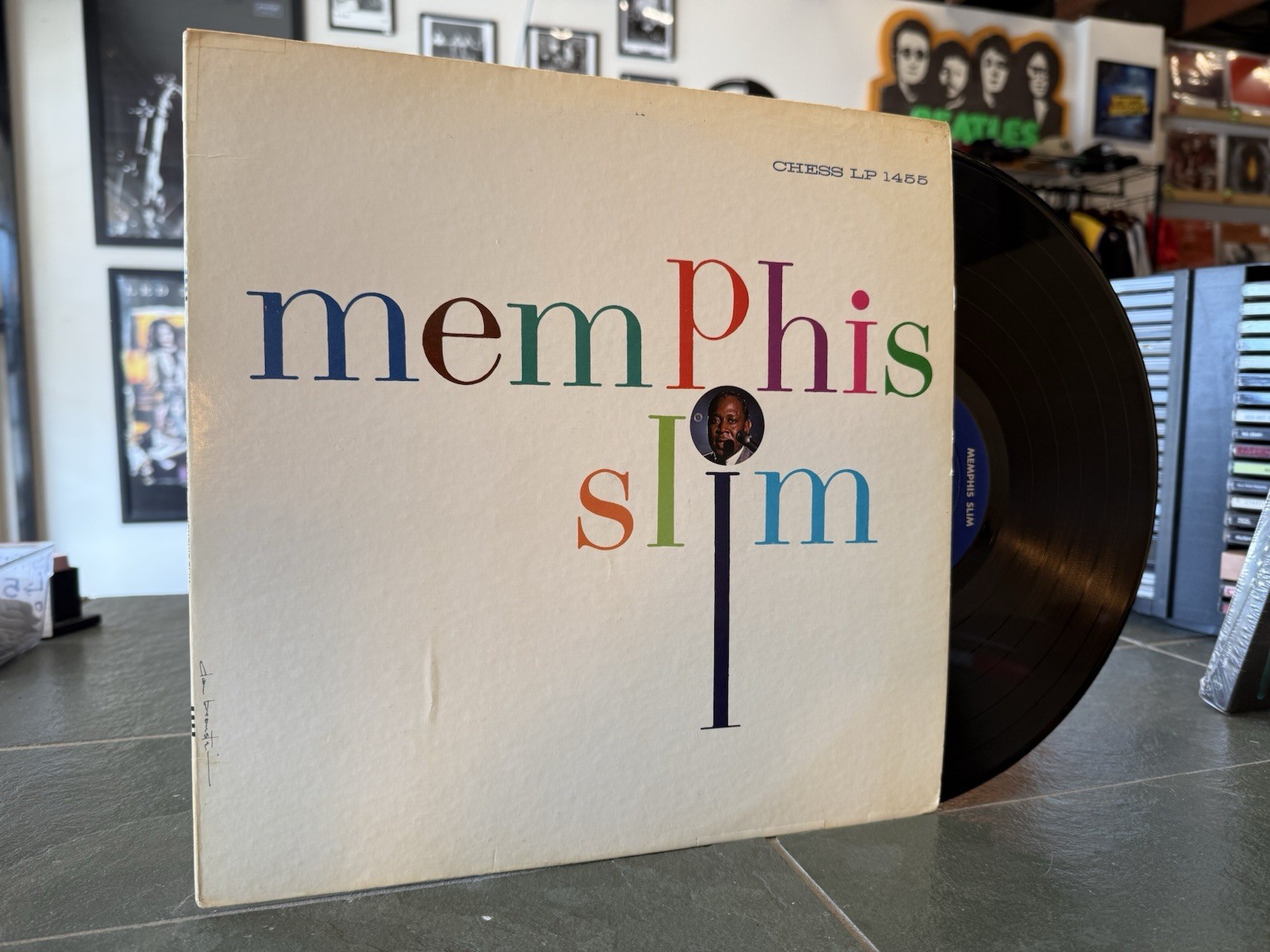 Memphis Slim - Memphis Slim RARE 1961 US 1st Mono Press VG+/G+ A