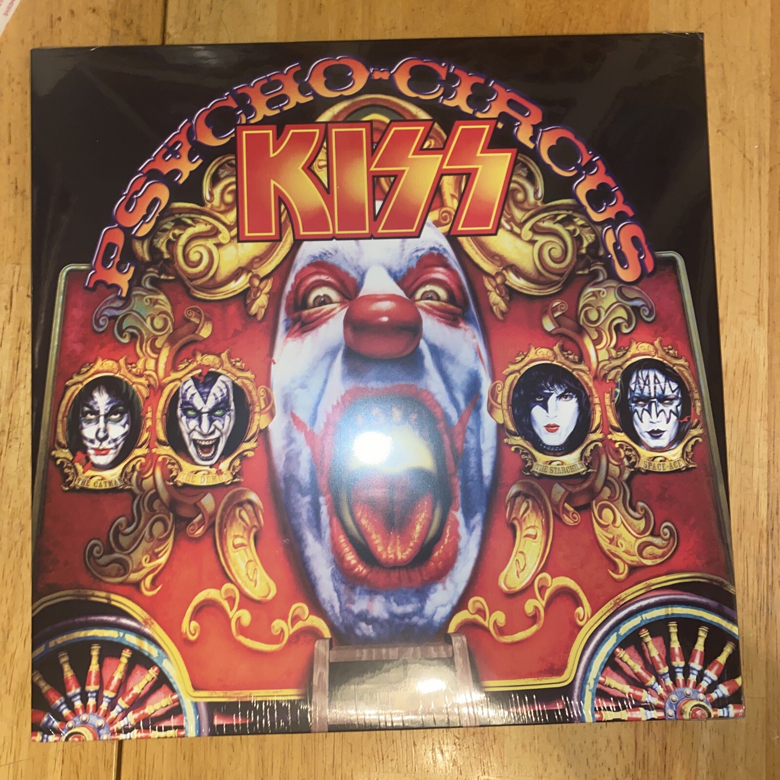 KISS Psycho Circus US Vinyl LP 2014 Remaster Issue w/ non-lenticular cover A
