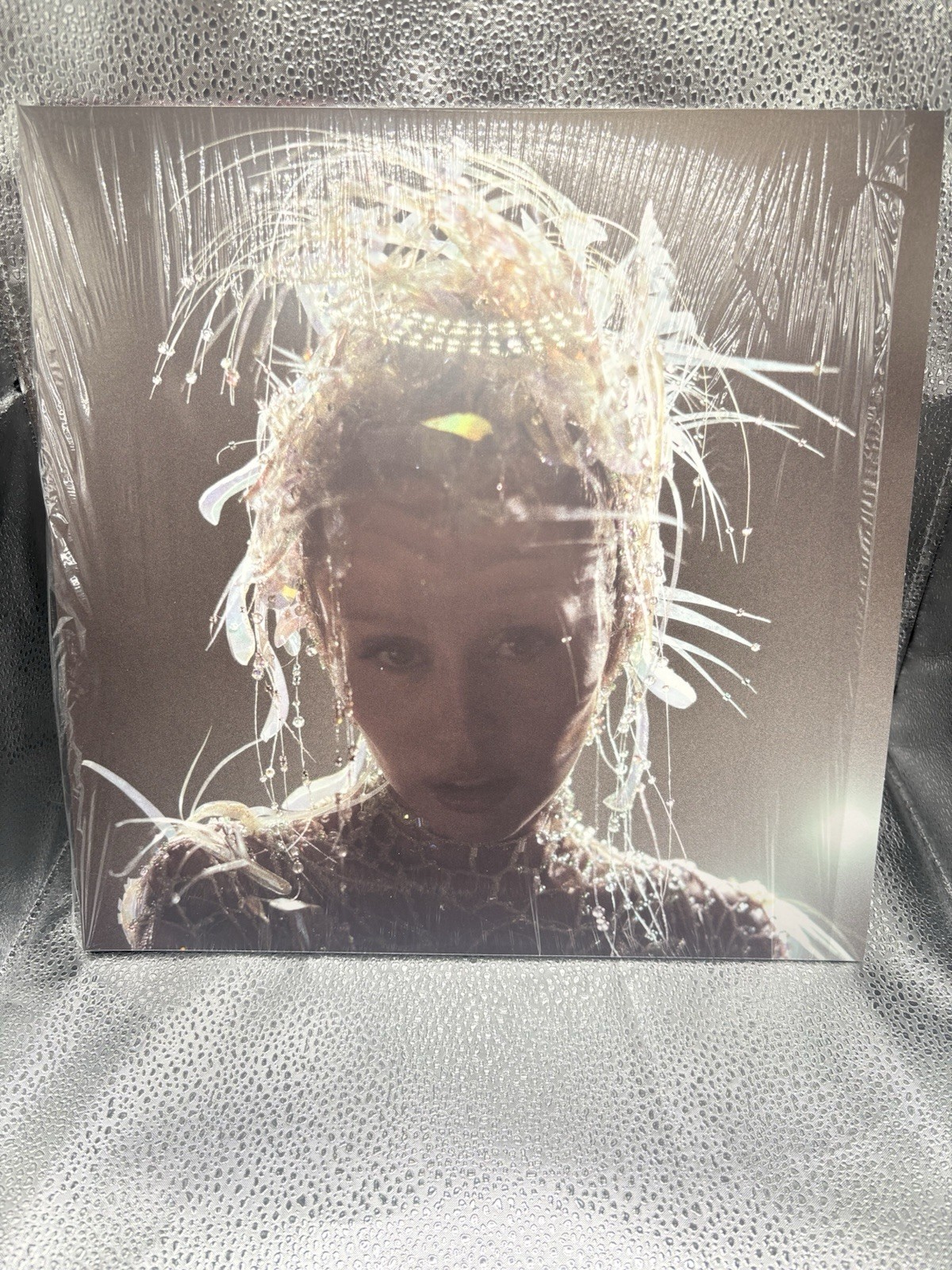 Miley Cyrus Something Beautiful SIGNED Exclusive Vinyl Sea Blue-SHIPS TODAY