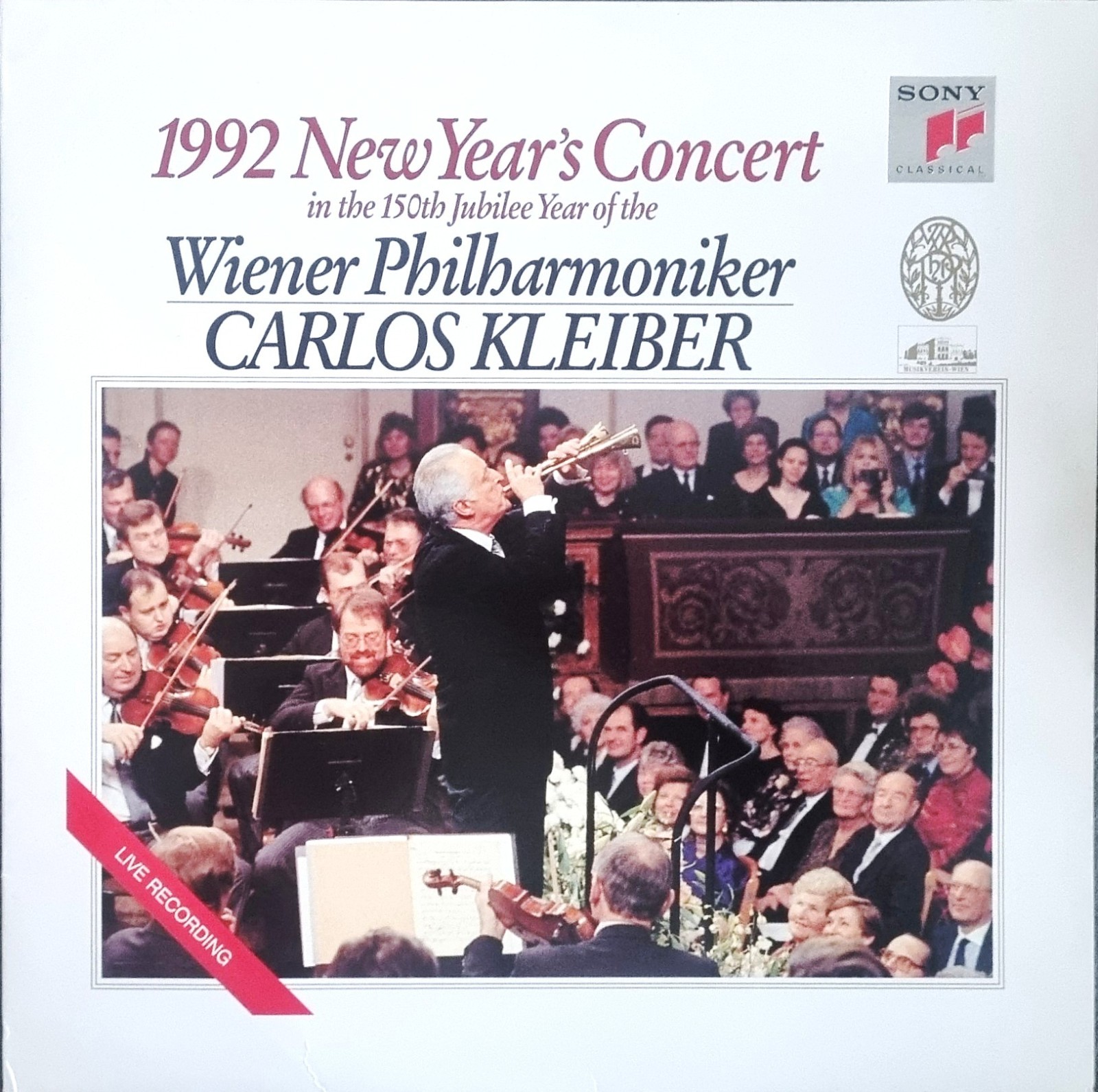 Carlos Kleiber, Vienna PO: New Year's Concerto 1992 / Sony S 48 376, MINT- A